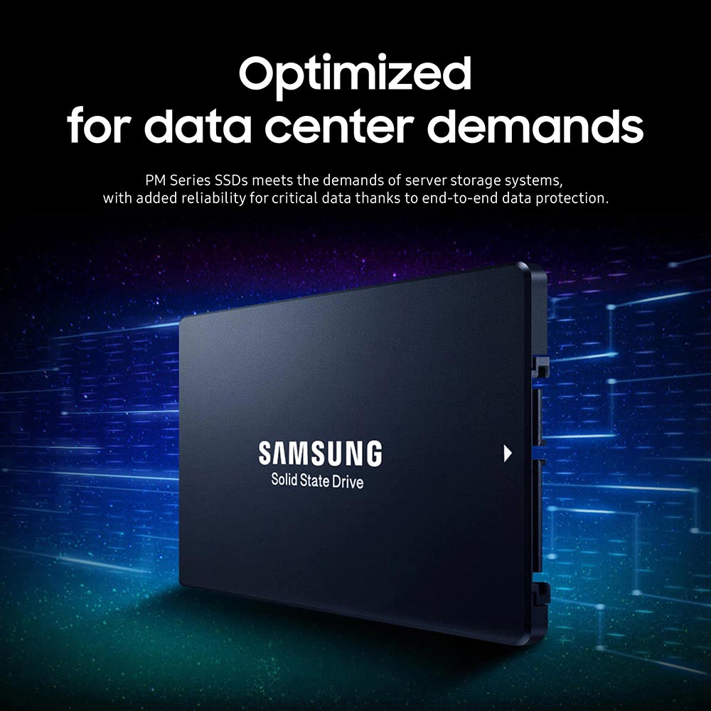 HP PM1735 MZXLJ1T6HBJR 1.6TB PCIe Gen 4.0 x4 16GB/s 3D TLC U.3 NVMe 2.5in Solid State Drive