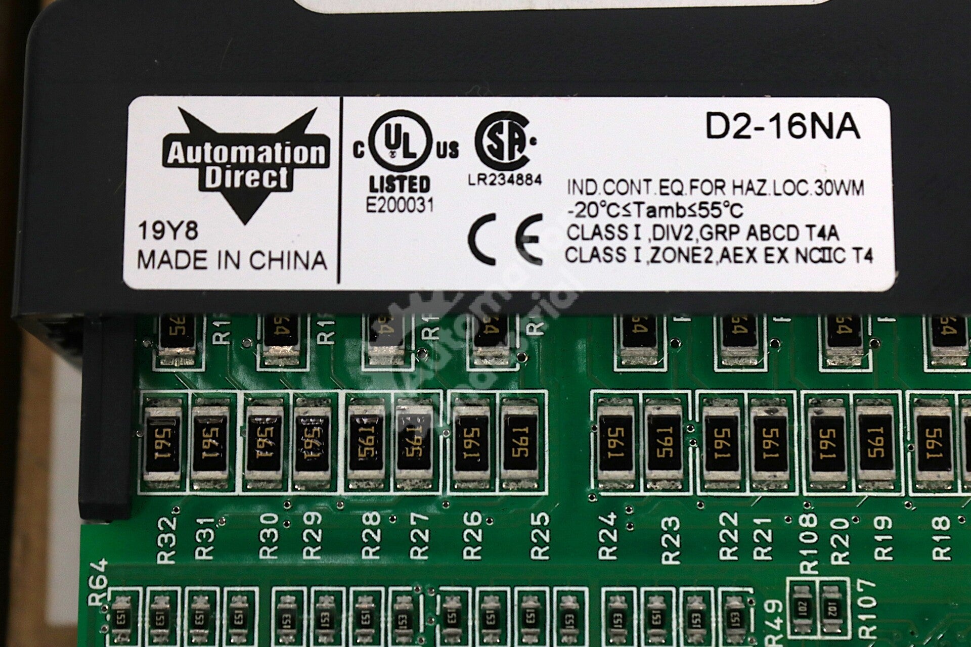 D2-16NA By Automation Direct 80-132VAC 16-Point Discrete Input Module NSFP