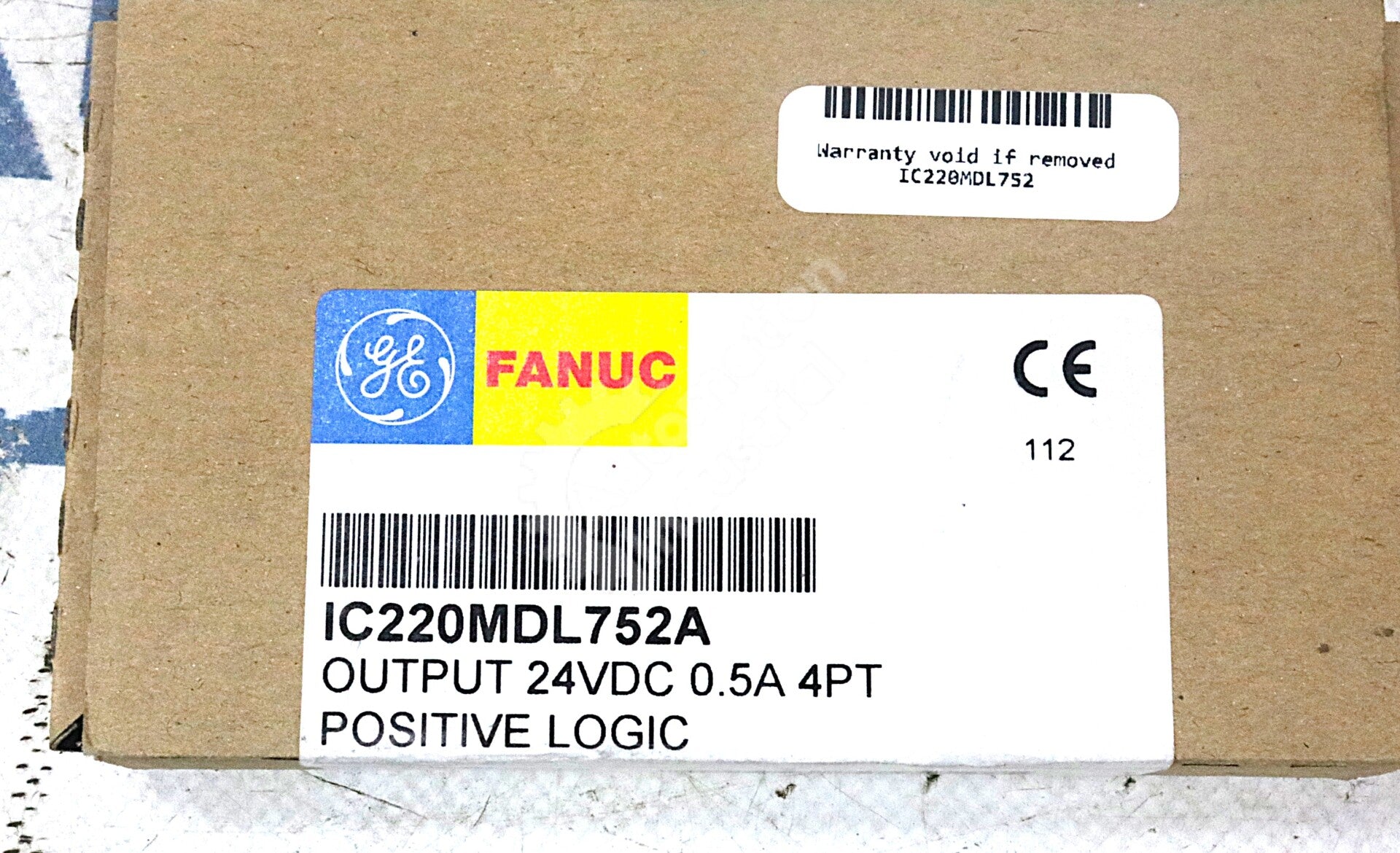 IC220MDL752 GE Fanuc IC220MDL752A 24VDC 4PT Positive Logic Output Module NSFP