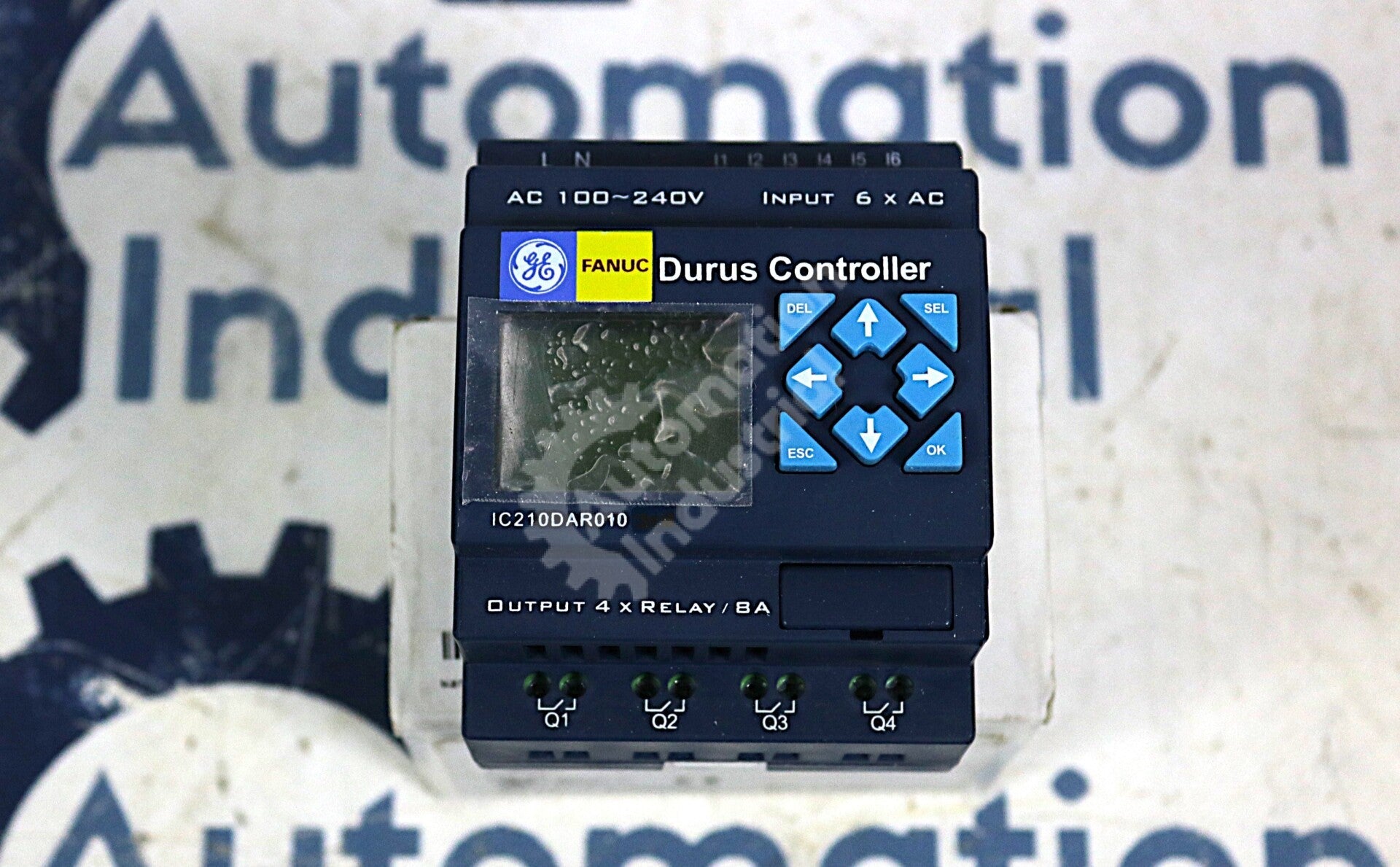 IC210DAR010 By GE Fanuc 100-240VAC 6 Input 4 Relay Output Durus Controller NSFP