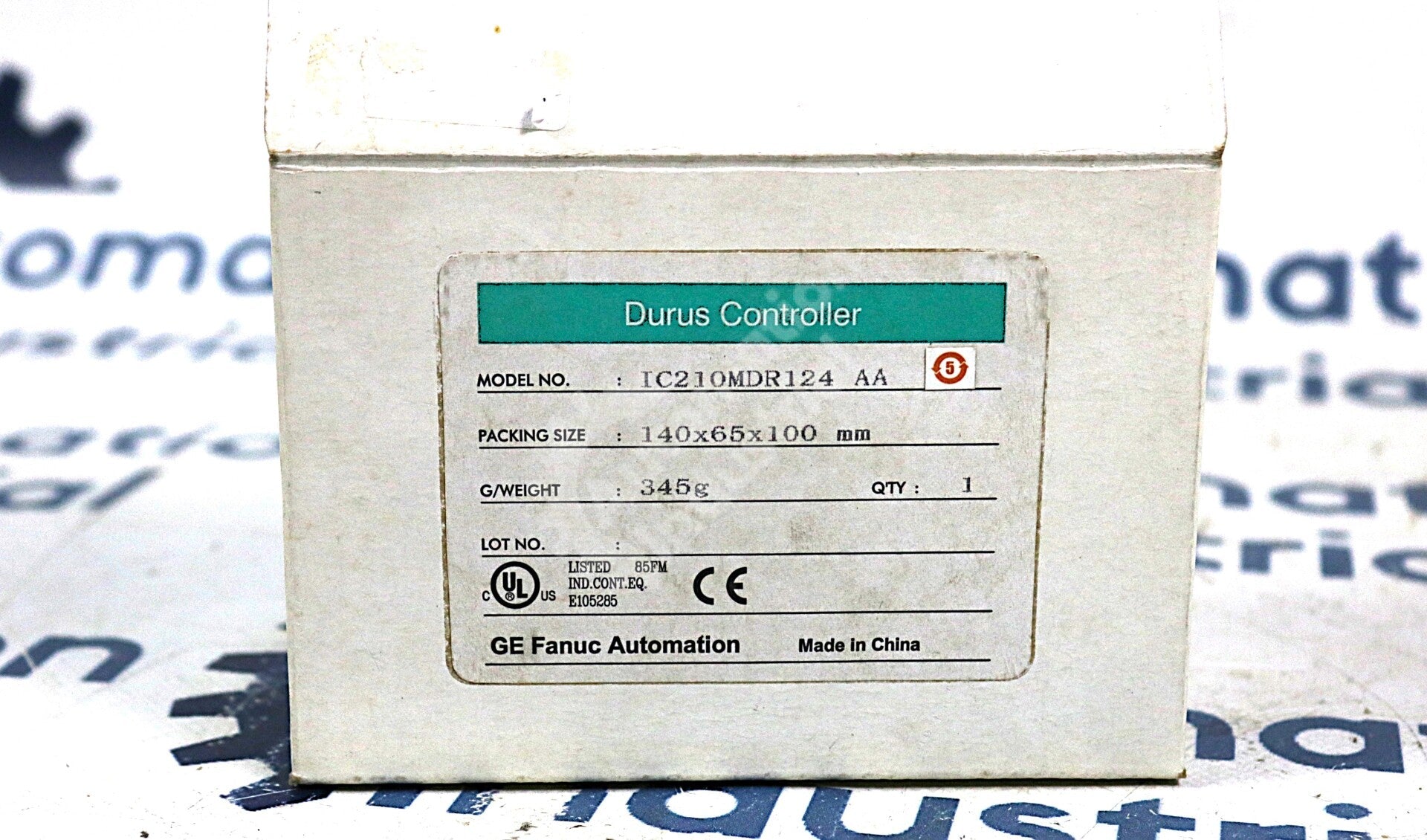 IC210MDR124 By GE Fanuc 12VDC 8AMP Expandable Power Source Durus Controller NSFP