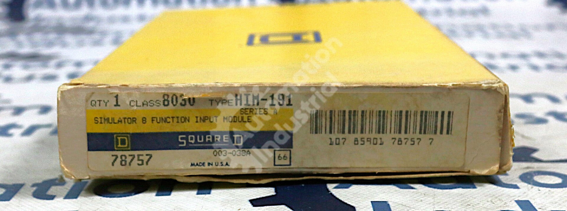 HIM-191 By Square D Sy/Max Class 8030 Simulator 8 Function Input Module NSFP