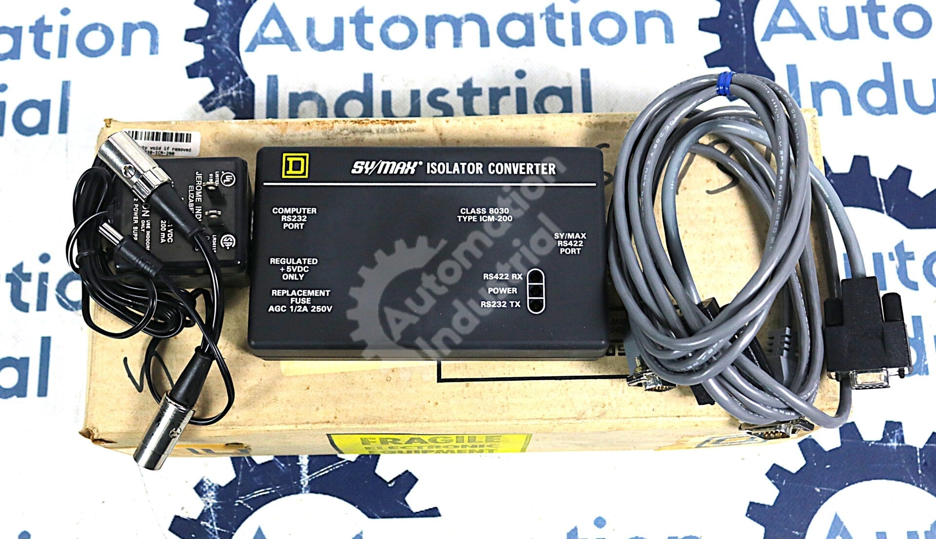 ICM-200 By Square D Sy/Max Class 8030 Isolator Convertor Module With Cables NSFP