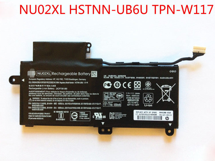 Hp pavillion x360 m1 m1-u m1-u001dx 43535-541 hstnn-ub6u nu02xl battery