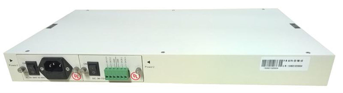 OLPS-RM-35-AD - Optical Line Protection System 1:1 with dual power and network management options, rack 19", 1U