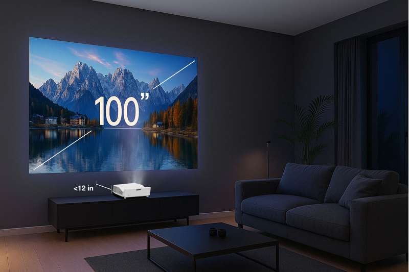 Optoma GT4000UHD 4K UHD Ultra Short Throw Laser Home Cinema Projector