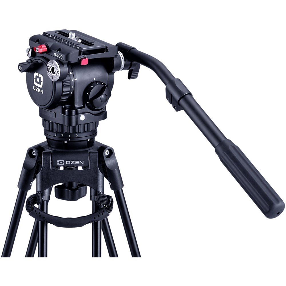 OZEN 6CF2HD 75mm AGILE 6 Mini E-Z LOAD Tripod System