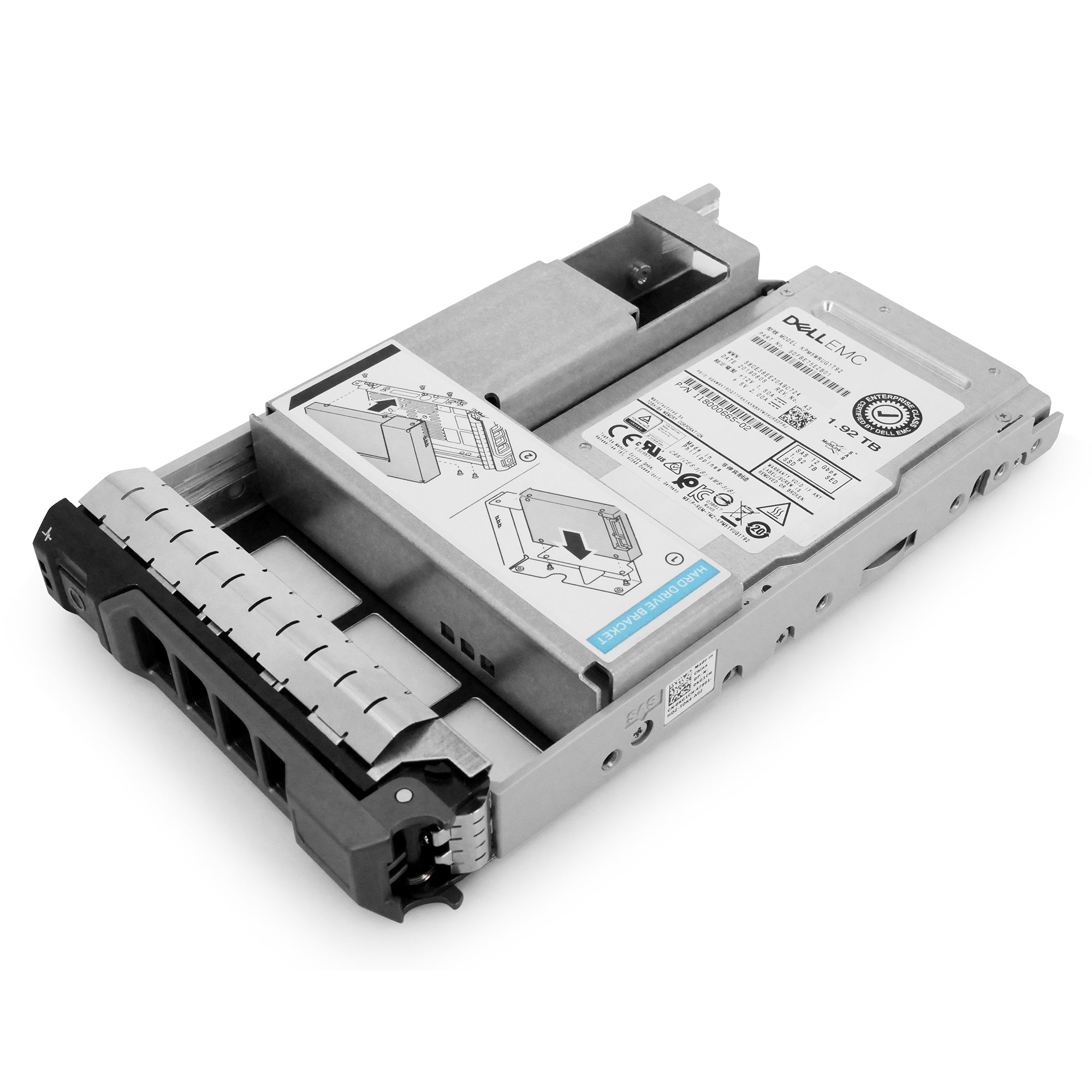Dell G13 118000665-02 1.92TB 1 DWPD SAS 12Gb/s 3D TLC Hybrid 3.5in Refurbished SSD