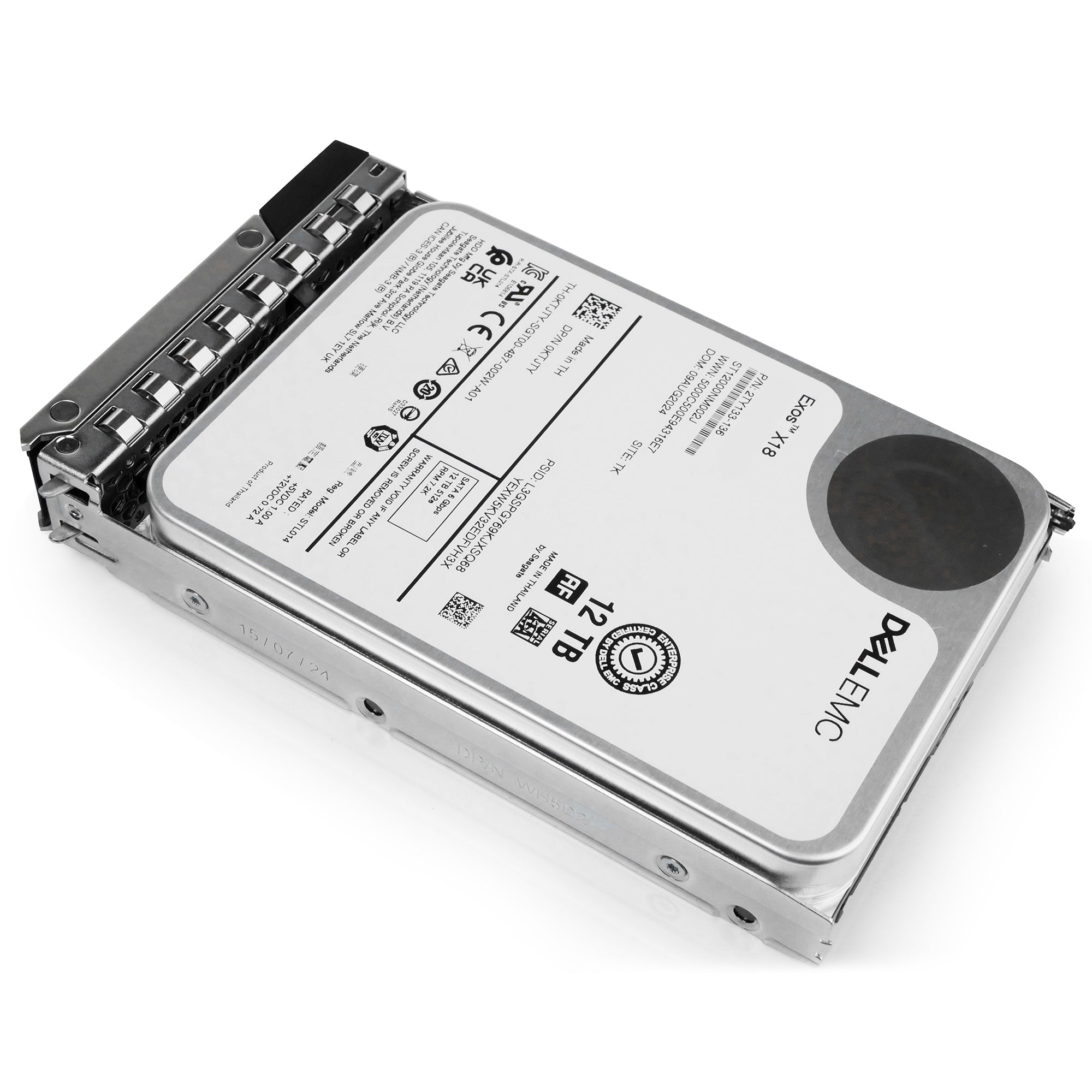 Dell G14 400-AYSQ 12TB 7.2K RPM SATA 6Gb/s 512e 256MB 3.5in HDD