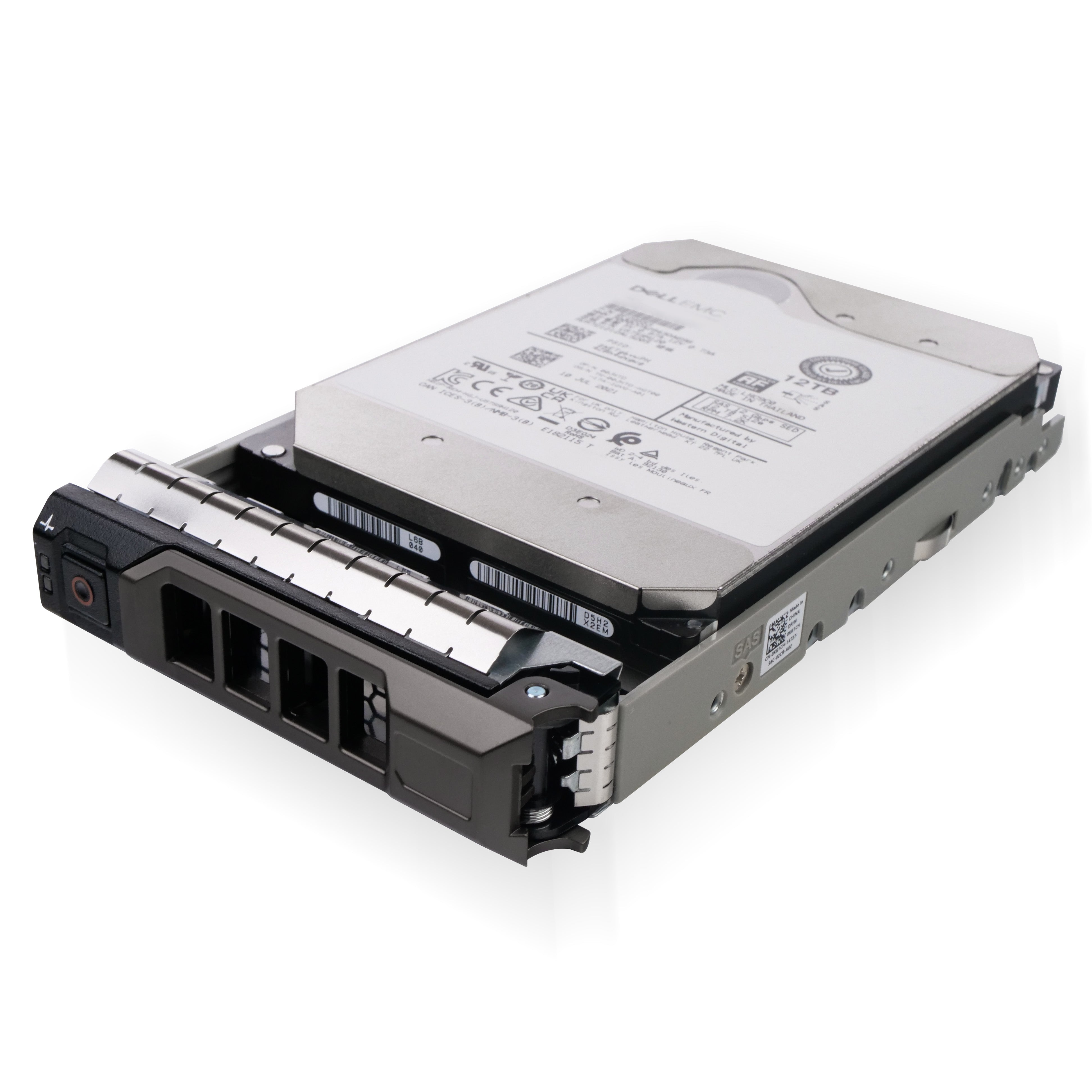 Dell G13 400-AXNU 12TB 7.2K RPM SAS 12Gb/s 512e 256MB 3.5in Refurbished HDD