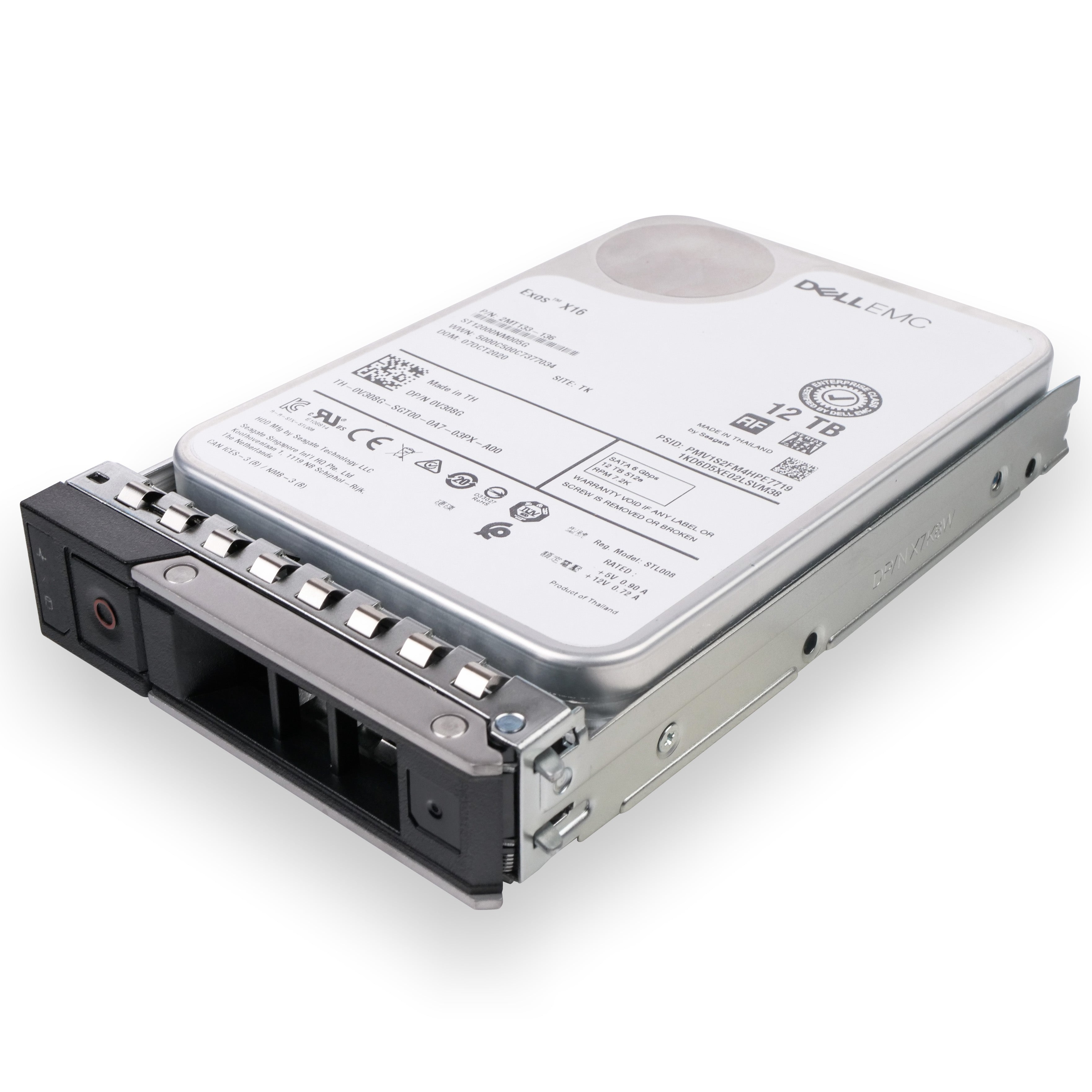 Dell G14 400-AWMZ 12TB 7.2K RPM SATA 6Gb/s 512e 3.5in Refurbished HDD