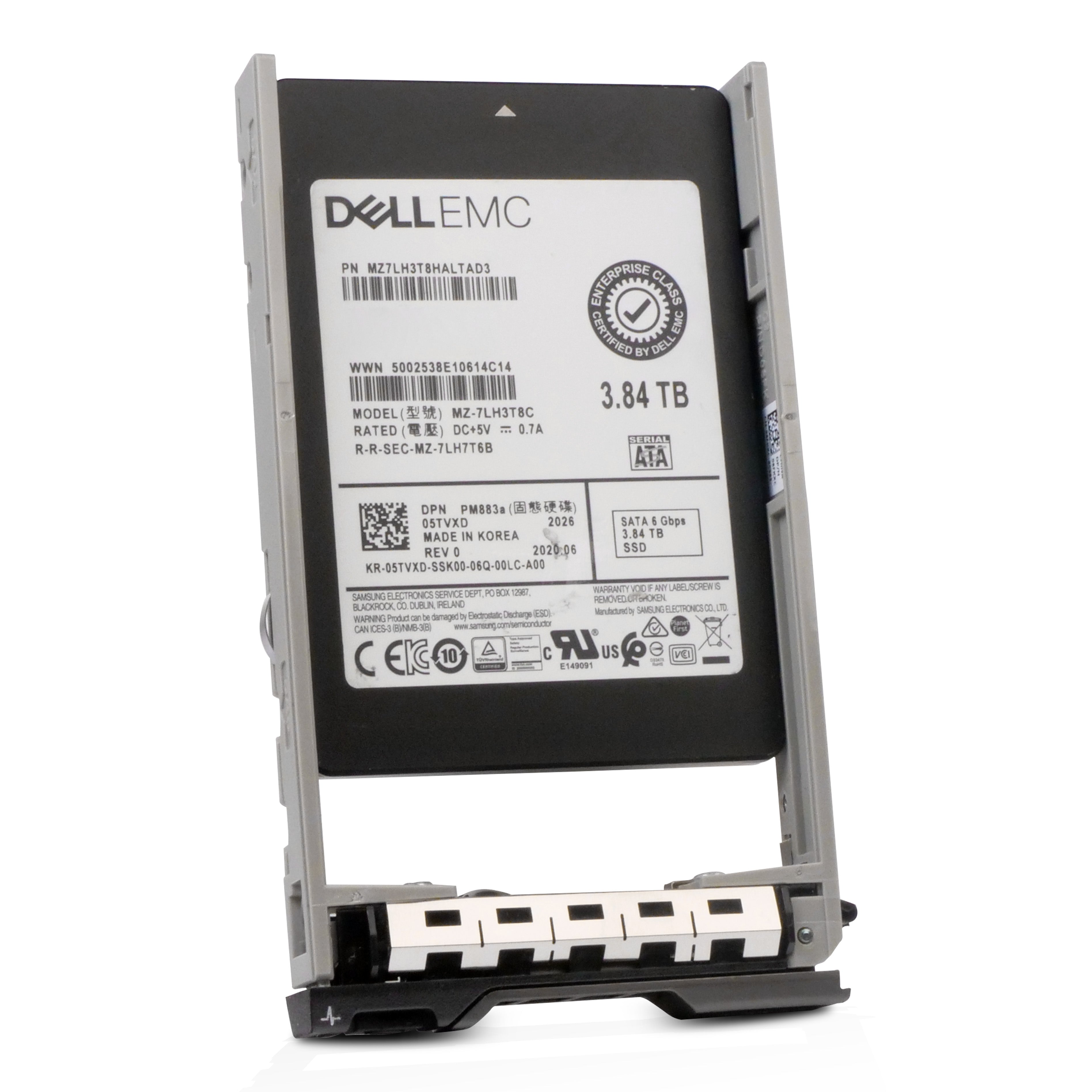 Dell G13 05TVXD 3.84TB 1 DWPD SATA 6Gb/s 3D TLC 2.5in Refurbished SSD