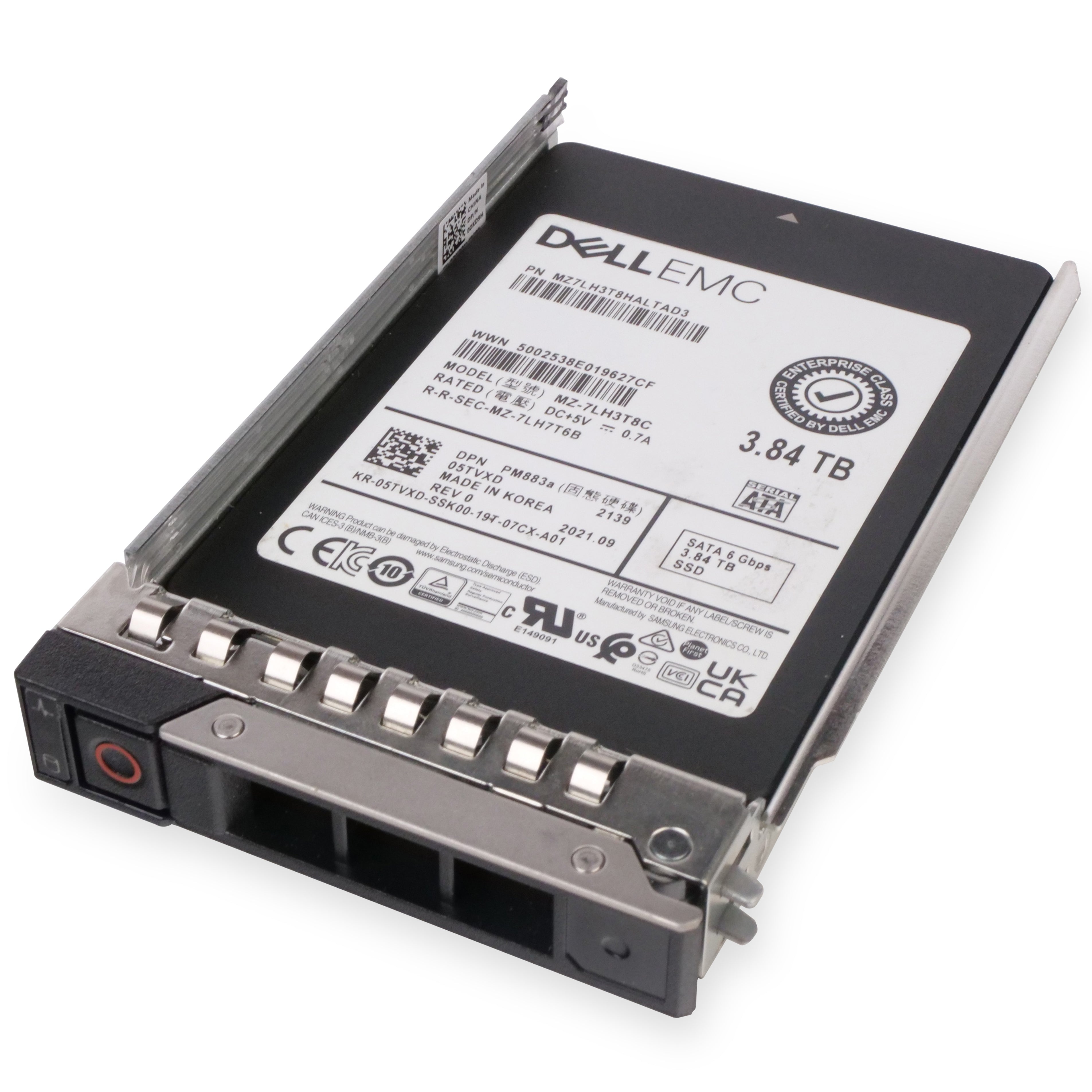Dell G14 05TVXD 3.84TB 1 DWPD SATA 6Gb/s 3D TLC 2.5in Refurbished SSD