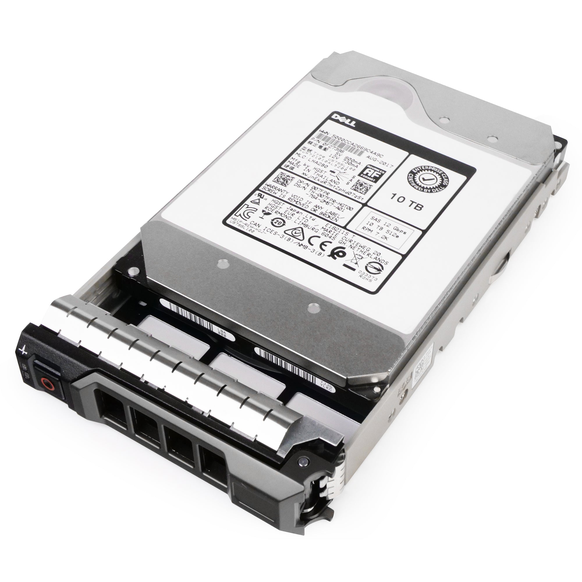 Dell G13 007FPR 10TB 7.2K RPM SAS 12Gb/s 512e 256 MB 3.5in Refurbished HDD