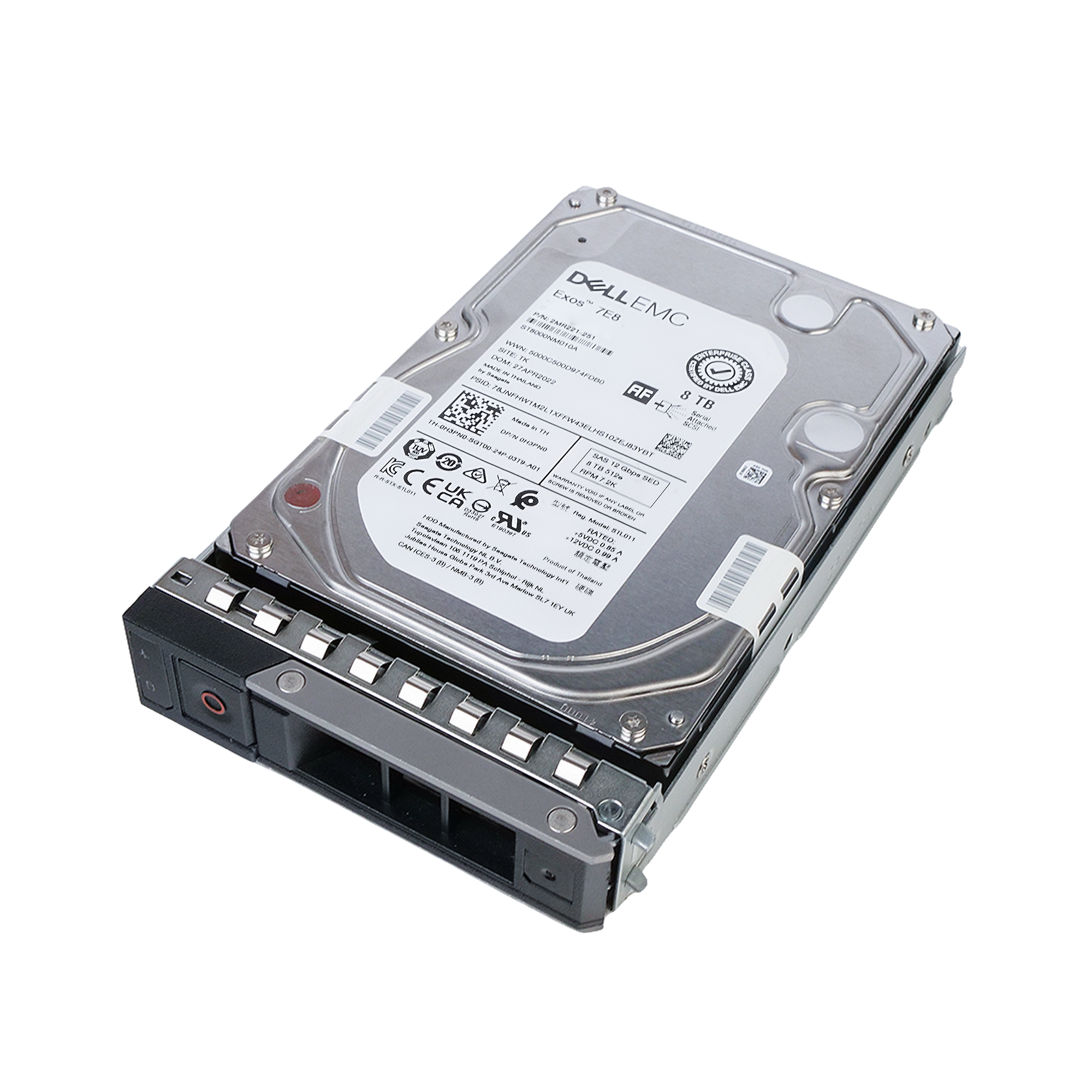 Dell G14 H3PN0 8TB 7.2K RPM SAS 12Gb/s 512e 256MB 3.5in HDD