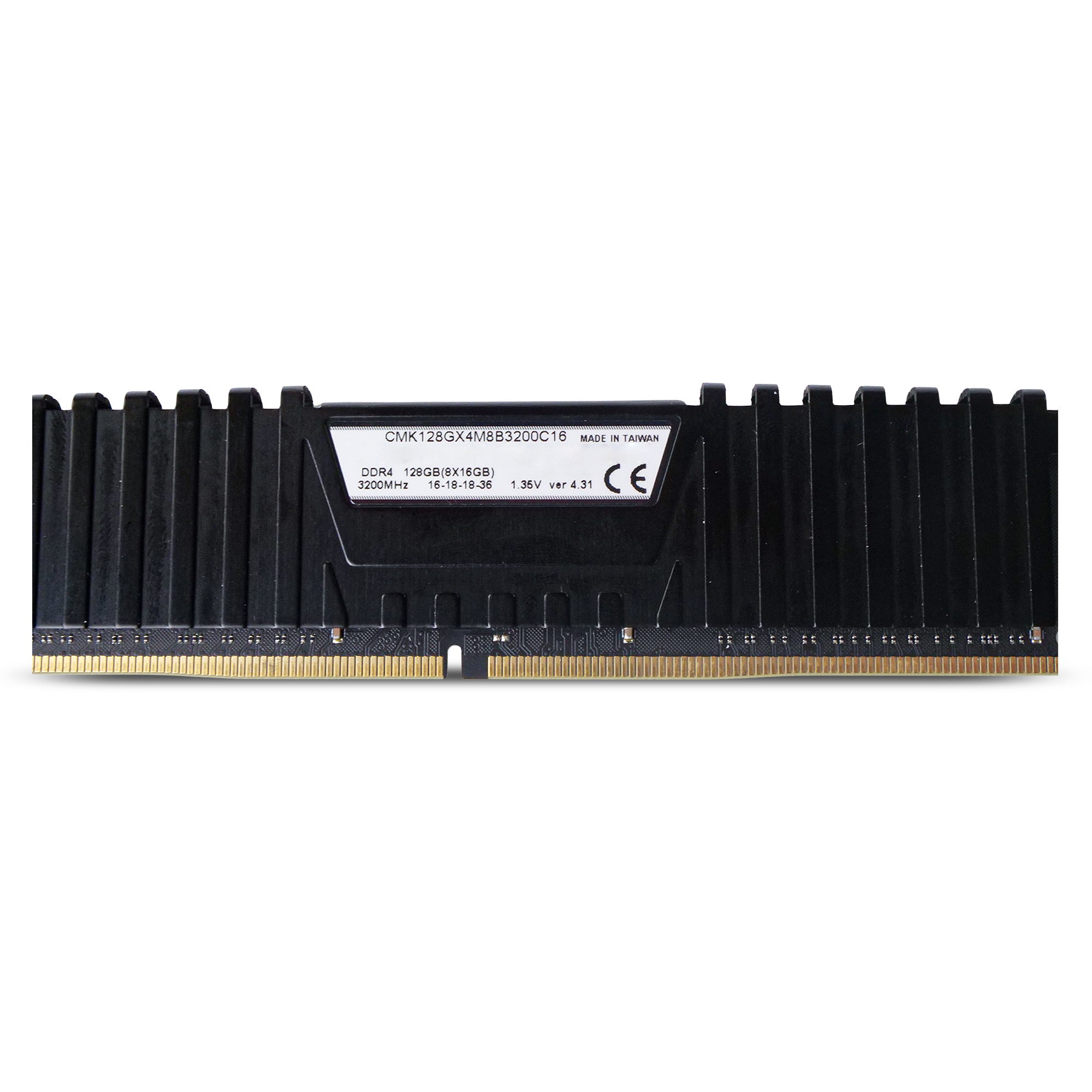 Corsair Vengeance LPX 1x 16GB CMK128GX4M8B3200C16 DDR4 3200MHz PC4-25600 UDIMM Desktop Refurbished Memory