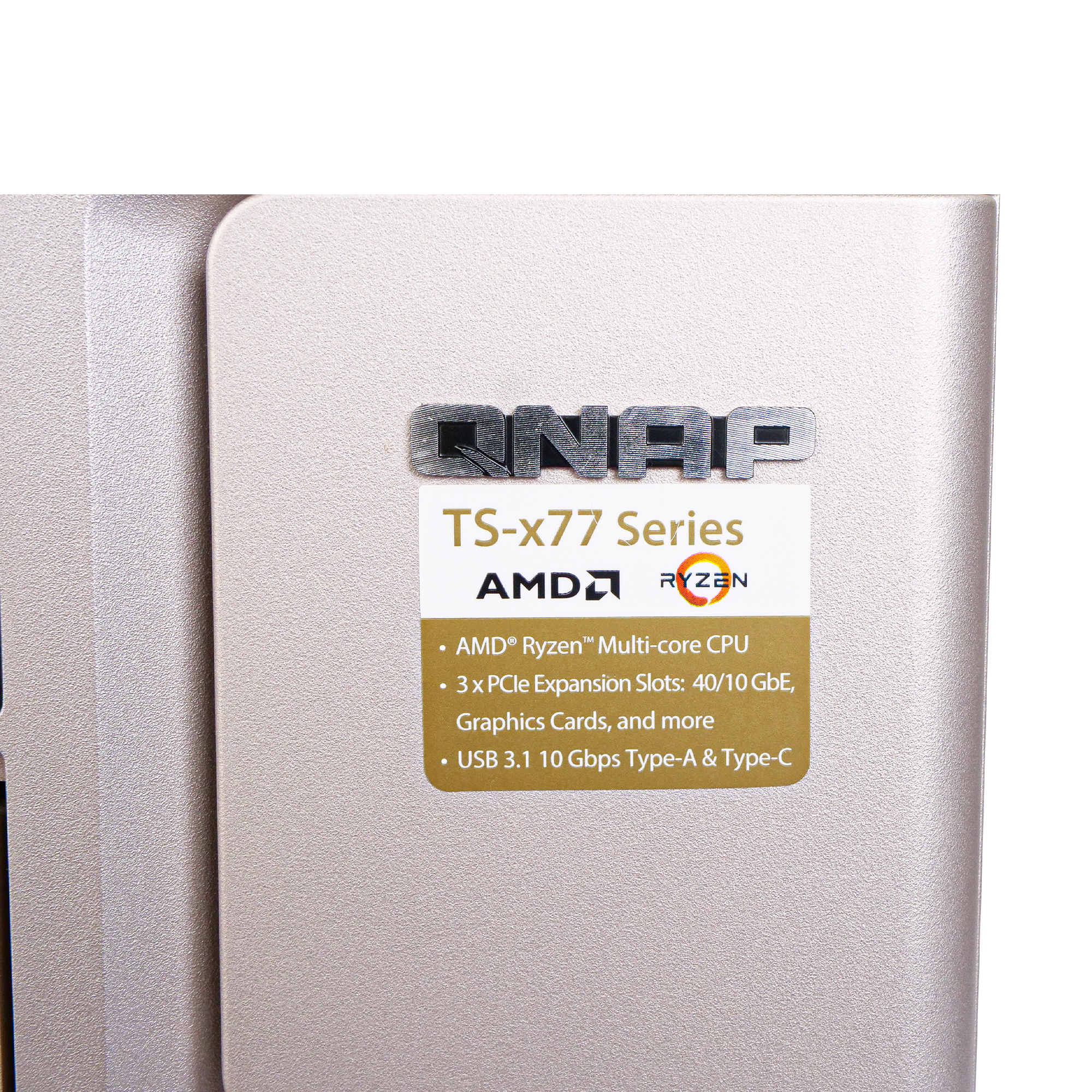 QNAP TS-1277 Ryzen 7 1700 64GB DDR4 GTX 1060 3GB NAS Server + TL-D800S 8-Bay JBOD Bundle — 20-Bay Total Storage Refurbished