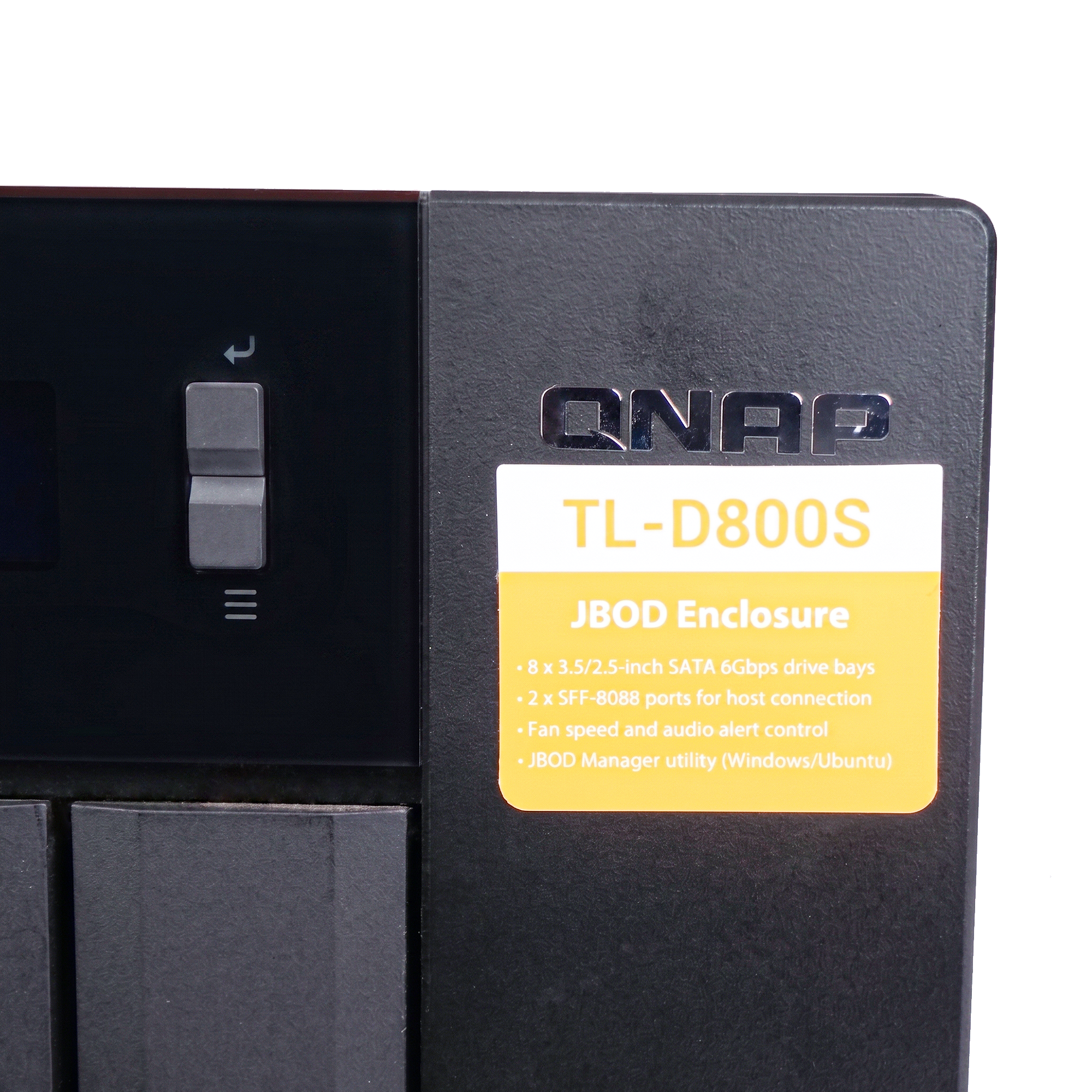 QNAP TS-1277 Ryzen 7 1700 64GB DDR4 GTX 1060 3GB NAS Server + TL-D800S 8-Bay JBOD Bundle — 20-Bay Total Storage Refurbished