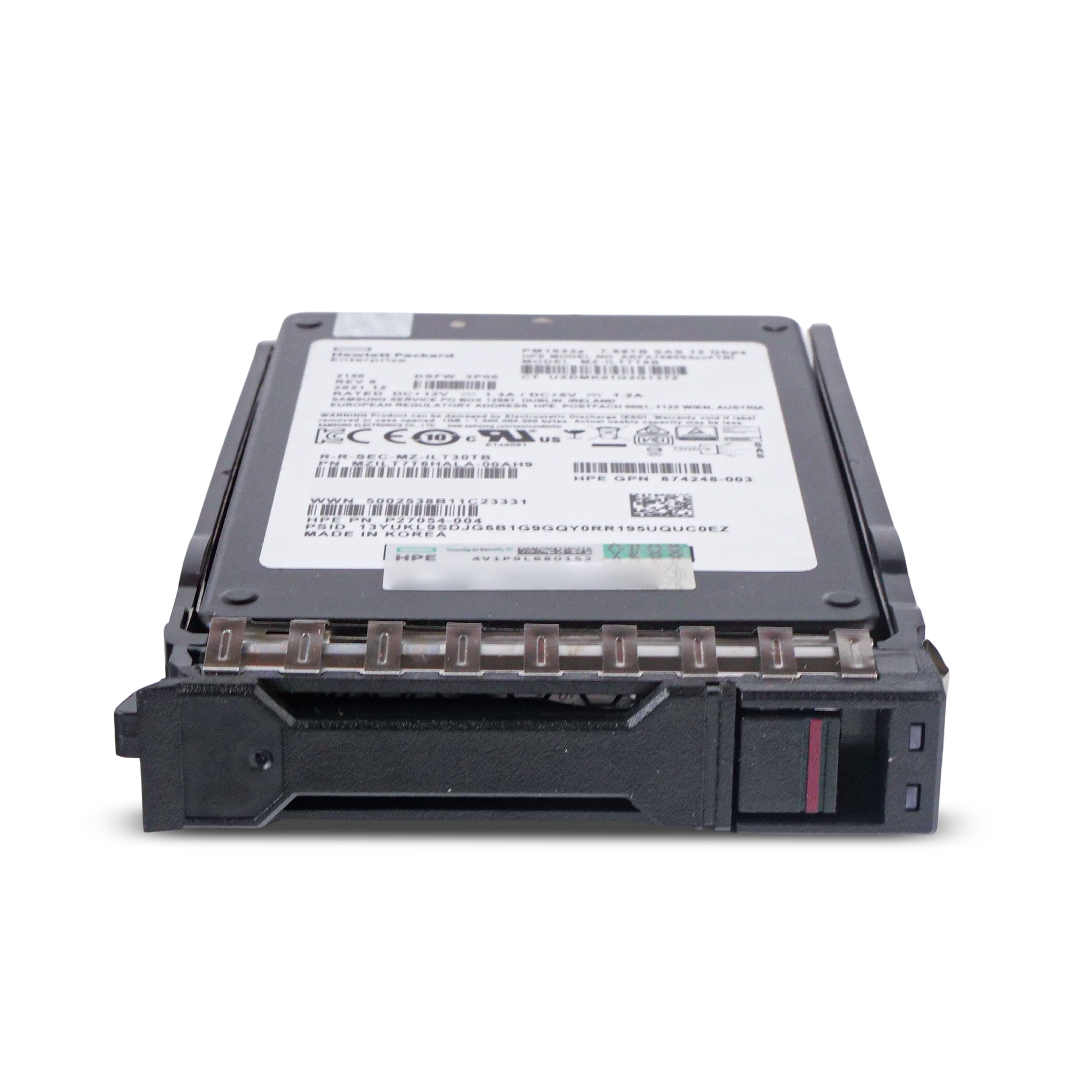 HP Generation 11 ARFA7680S5xnFTRI P27054-004 7.68TB 1 DWPD SAS 12Gb/s 3D TLC 2.5in Refurbished SSD