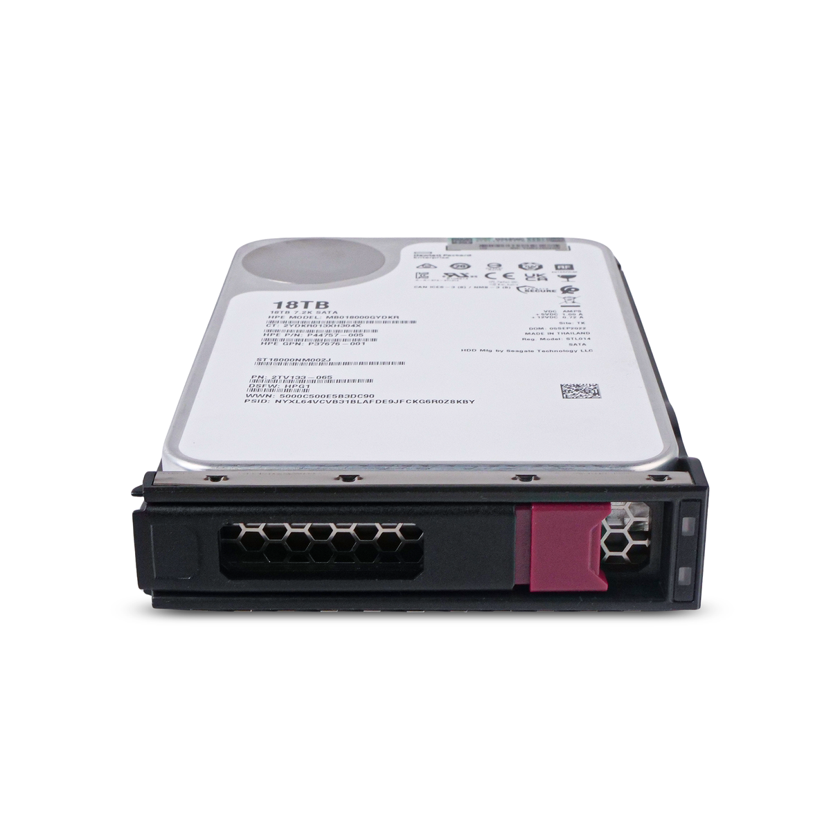 HP Generation 11 MB018000GYDKR P44757-005 18TB 7.2K RPM SATA 6Gb/s 512e 256MB 3.5in HDD