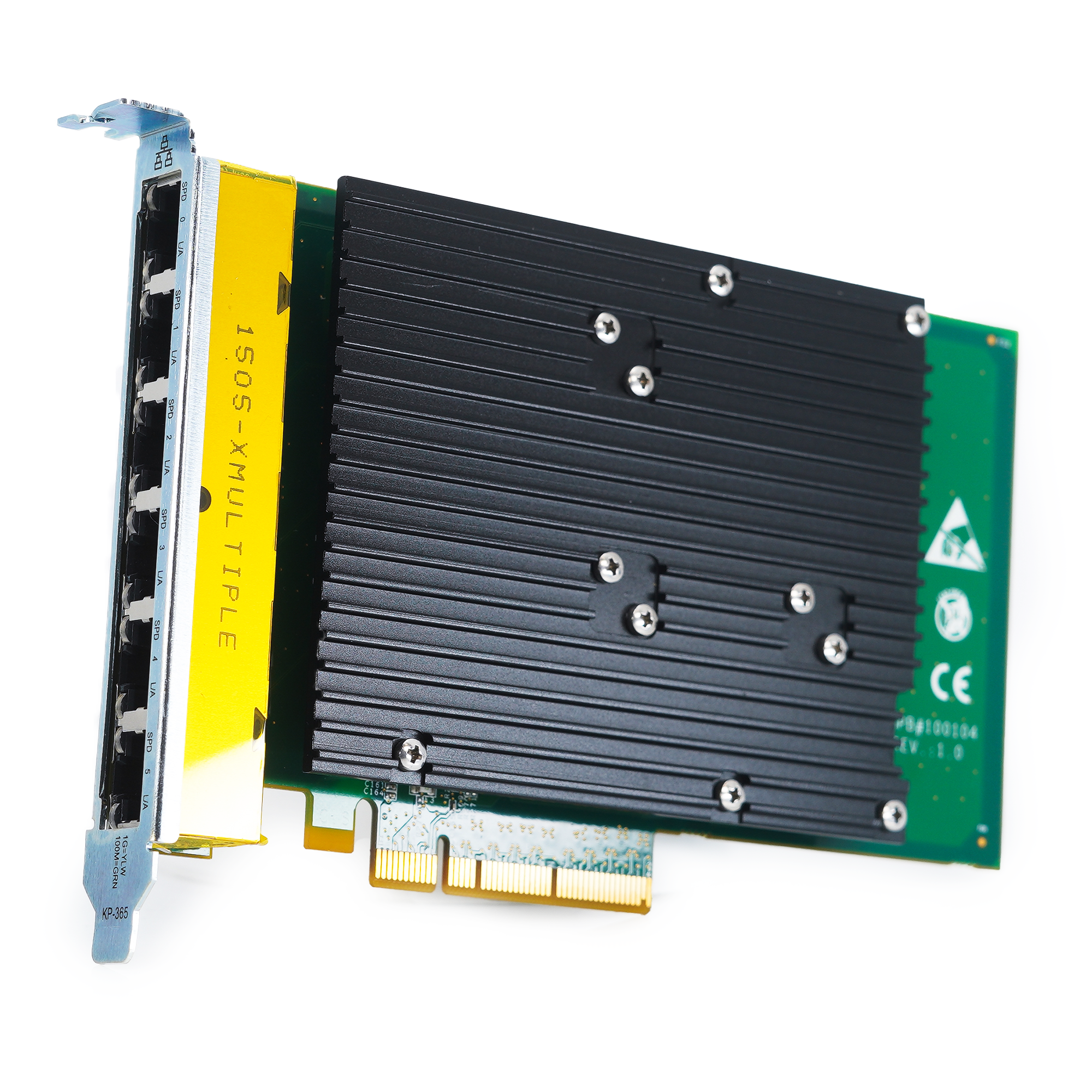 Silicom i350 Chipset PE2G6I35-R 6x 1Gbe PCIe x8 6 Port 1000Base-T Full Height Recertified NIC
