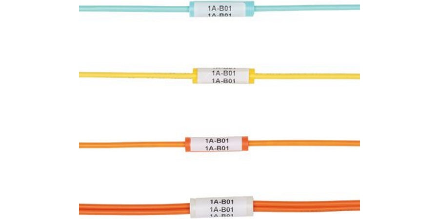 Orange, cable identification sleeve for 3mm simplex fiber cable