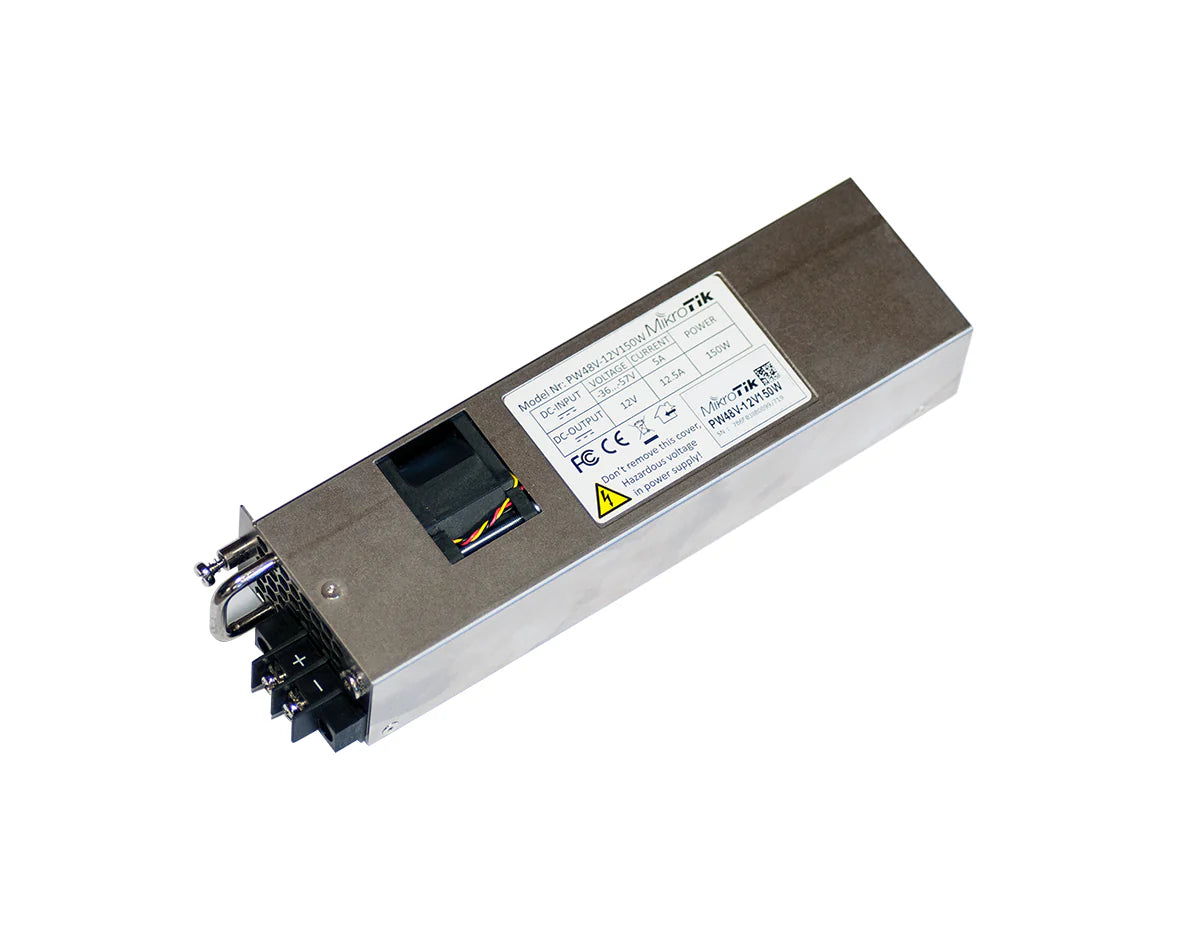 Mikrotik Hot Swap -48V DC Telecom Power Supply (PW48V-12V150W)
