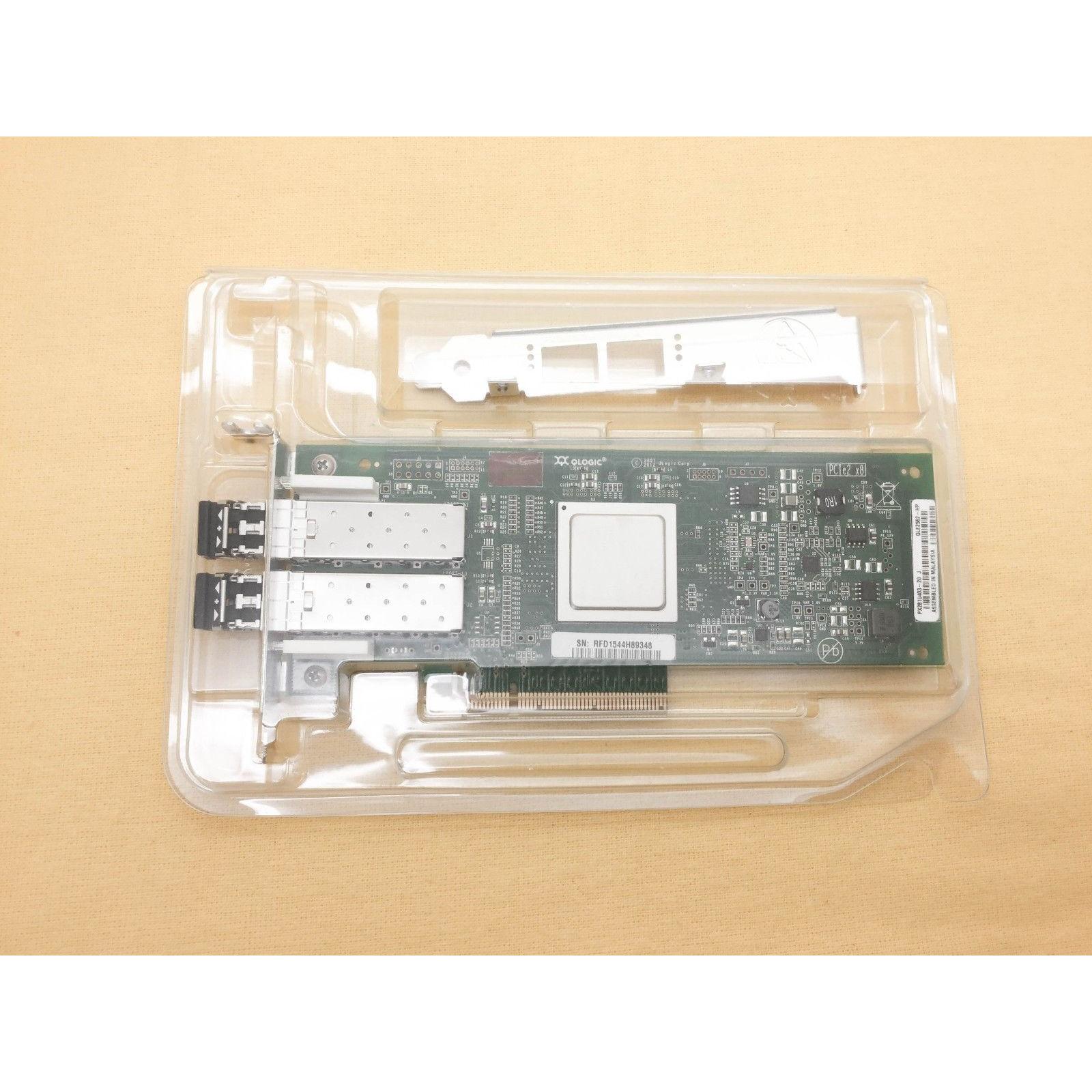 Placa AJ764A HP STORAGEWORKS 82Q 8GB FC DUAL PORT PCIE HBA QLE2562-HP 489191-001 692624659759-FoxTI