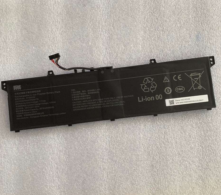R15B03W Replacement Battery for XiaoMi Pro 15 2021 Pro 15 OLED Laptop