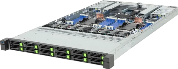 Gigabyte R164-AG0-AAV1 1U Intel Xeon 6900-Series Single Processor 12x DDR5 NVMe Server