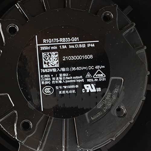 R1G175-RB33-G01 EBMpapst 48V 175mm 1.9A 76W Computer Room air Conditioner Centrifugal Fan