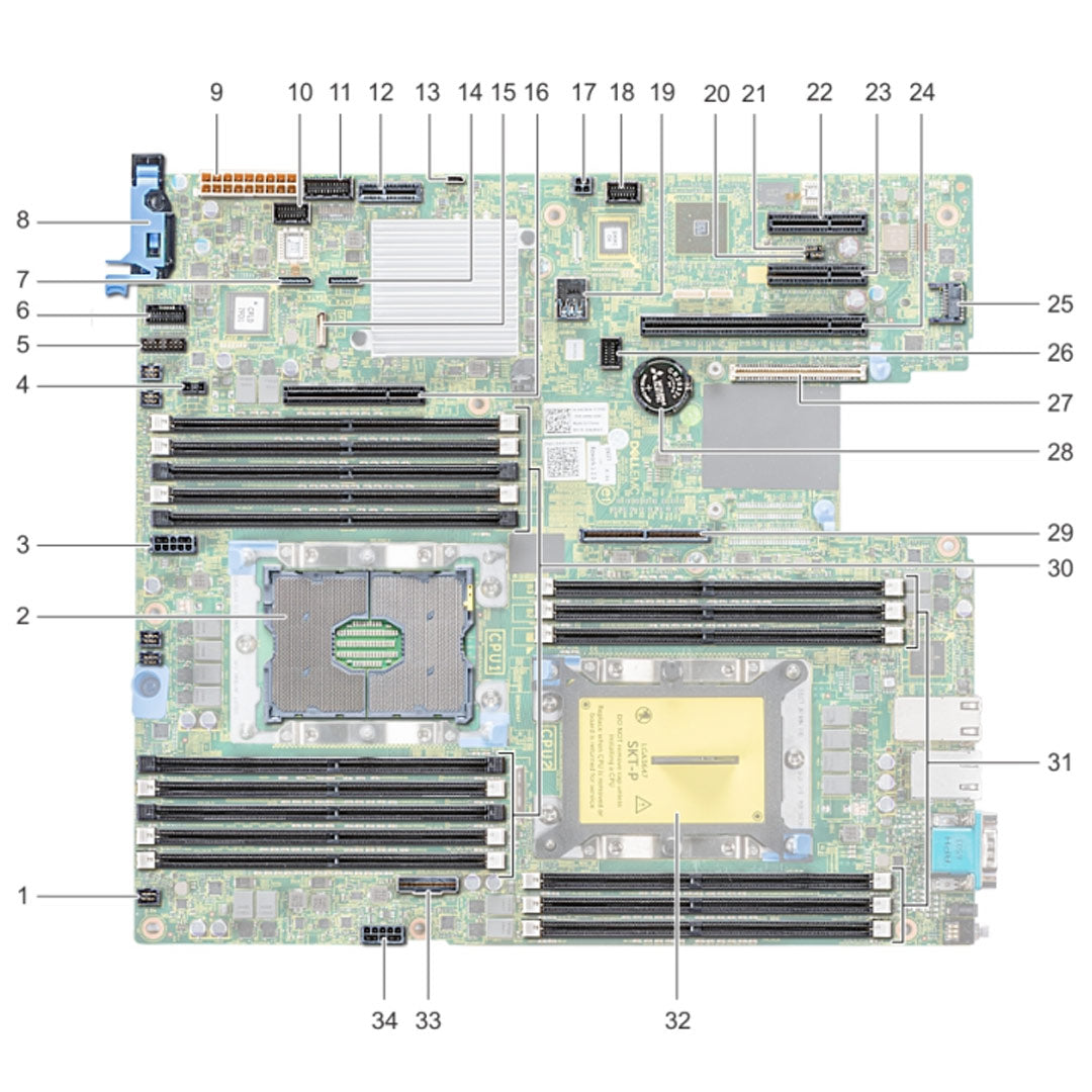 XP8V5 — System Board Motherboard | Dell PowerEdge R440