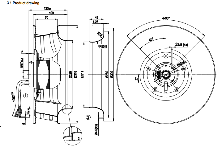 R4E310-AR06-13 ebmpapst FAN