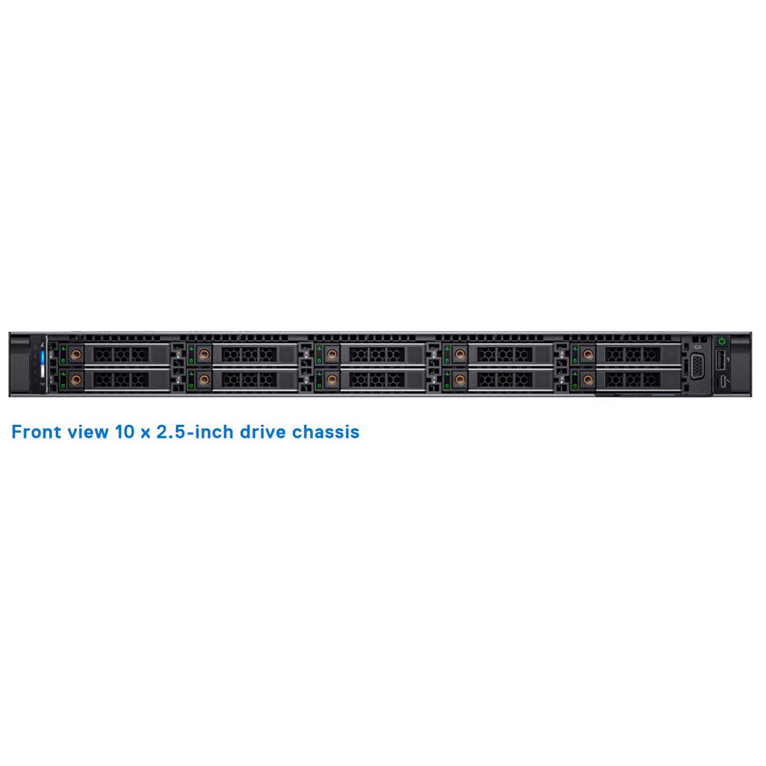 10x2.5" SAS/SATA Rack Chassis | Refurbished Dell PowerEdge R640