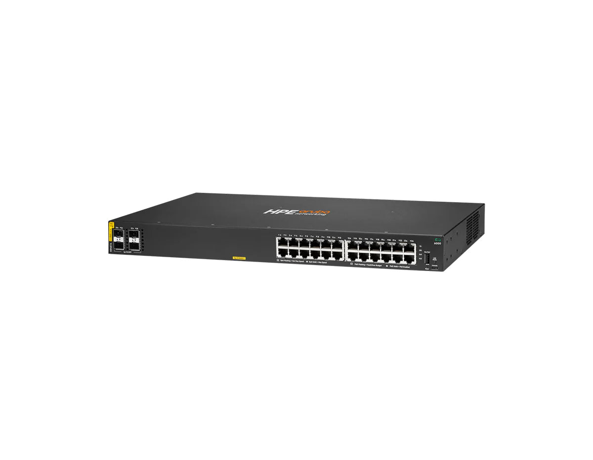 HPE Aruba Networking R8N87A 6000 24G PoE Switch