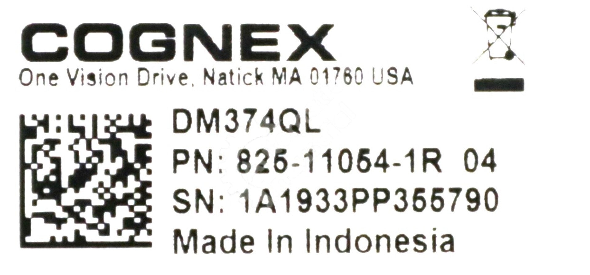 DM374QL By Cognex 825-11054-1R Barcode Reader DataMan 300