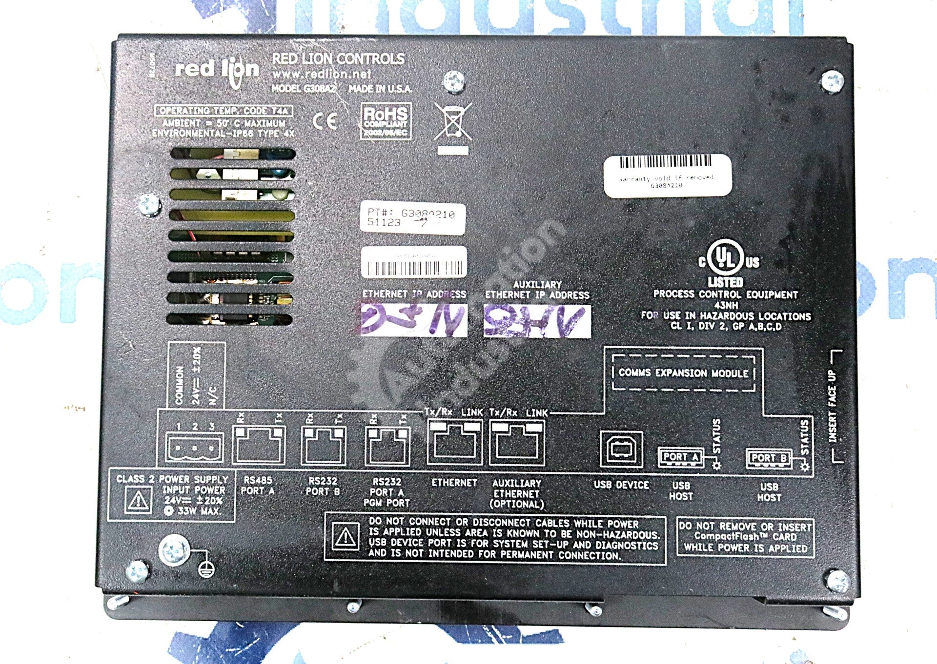 G308A210 By Red Lion Human-Machine Interface Operator Panel