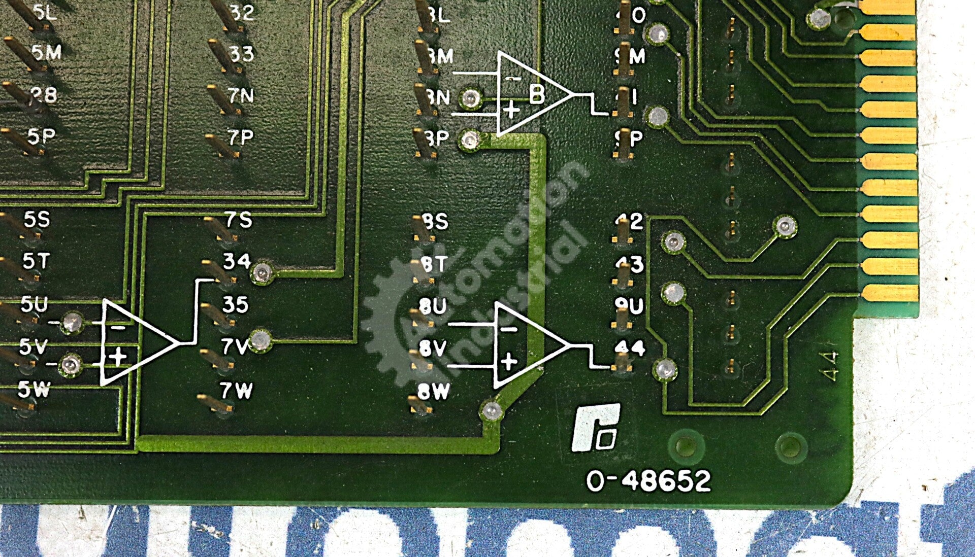 0-48652 By Reliance Electric Slot Mount Calibration Meter Board