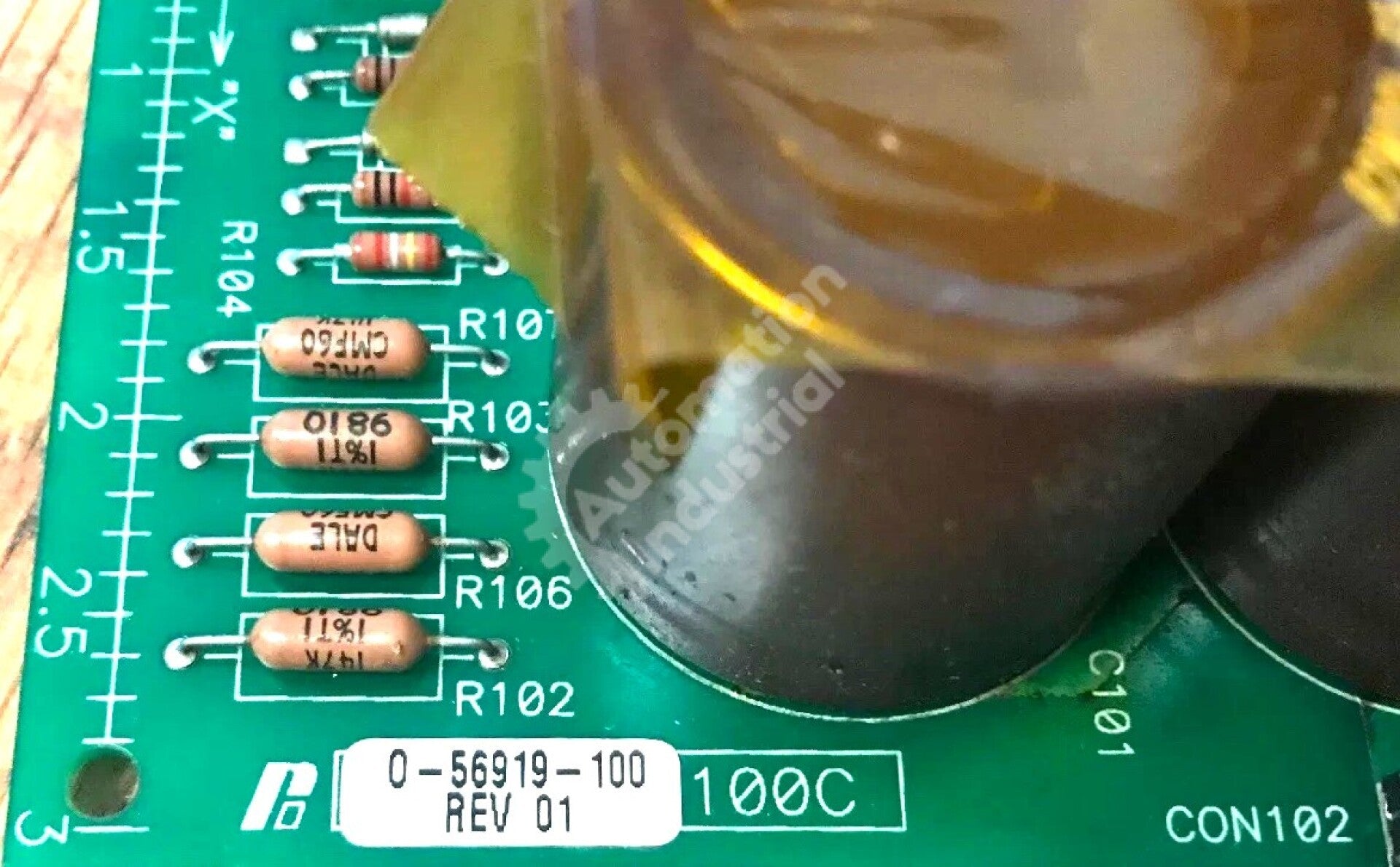 0-56919-100 By Reliance Electric 12-Capacitor Array Control Board
