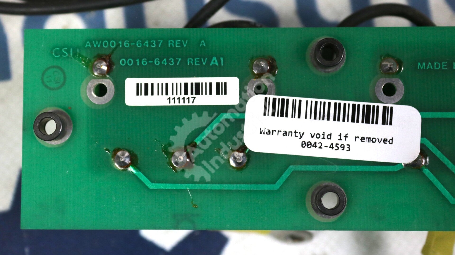 0042-4593 By Reliance Electric PC Board Electro-Craft BRU-500 Servo Drive Series