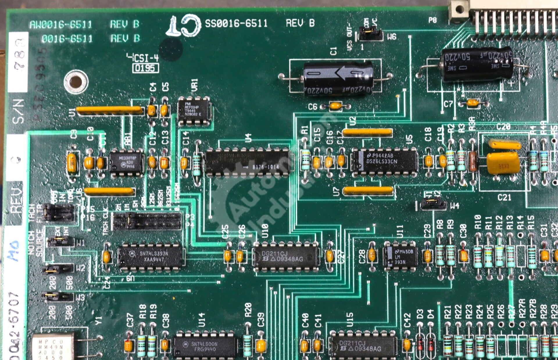 0042-6707 By Reliance Electric SS0016-6511 PC Board BRU-500 Series