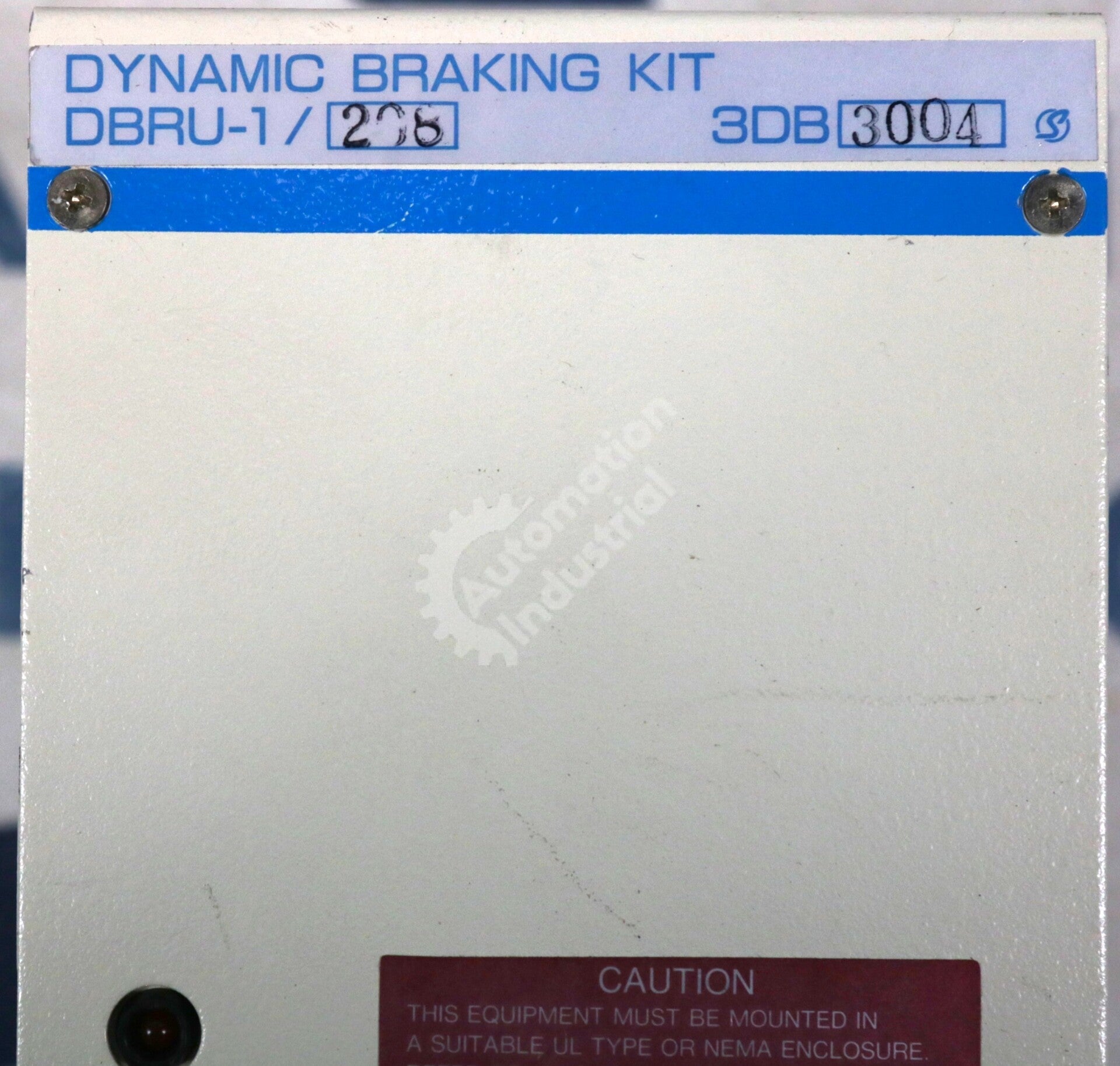 3DB3004 By Reliance Electric DBRU-1/208 HR2000 Servo Dynamic Braking Kit
