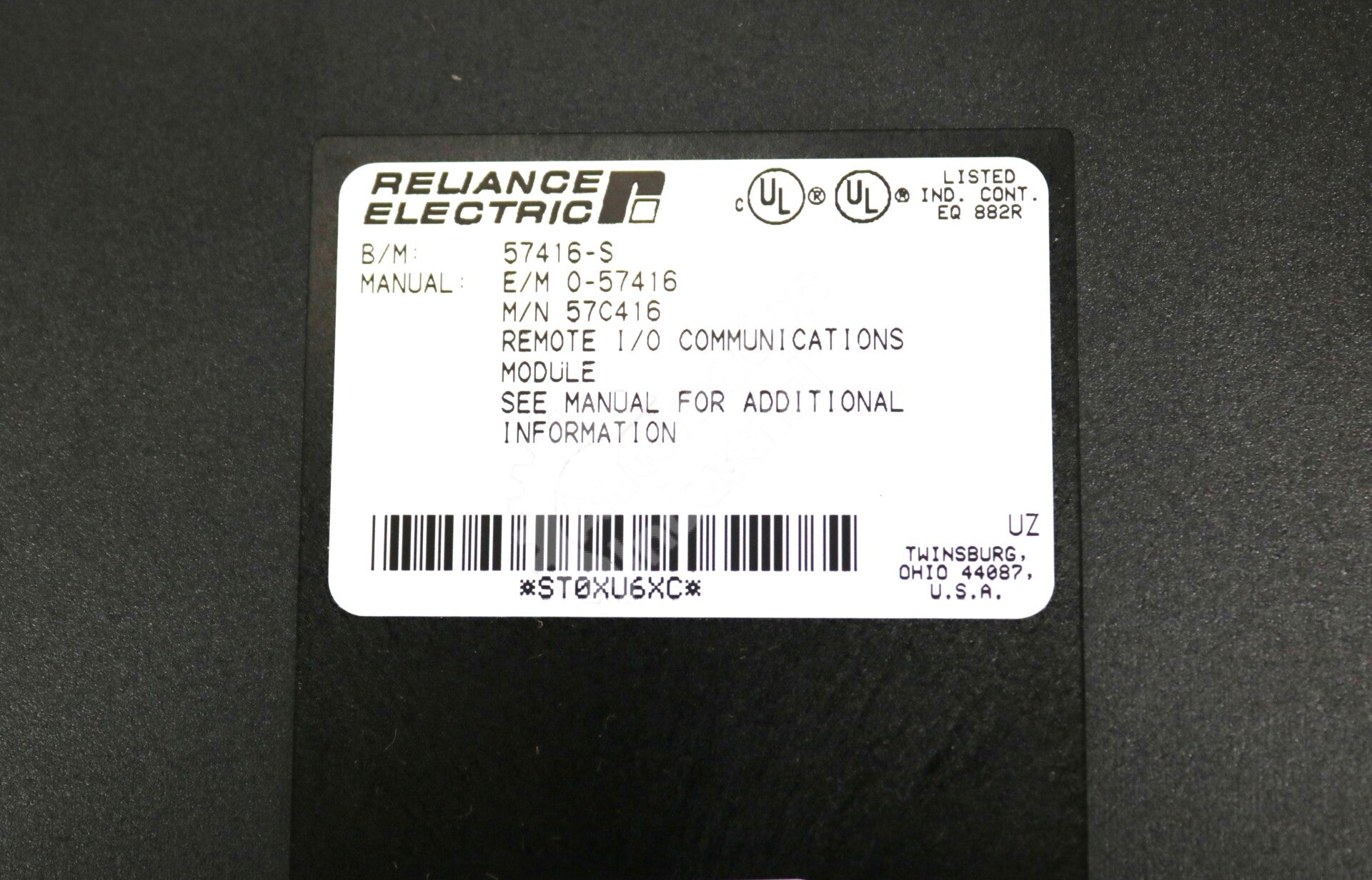 57C416 By Reliance Electric 57C416-S AutoMax Remote I/O Communications Module