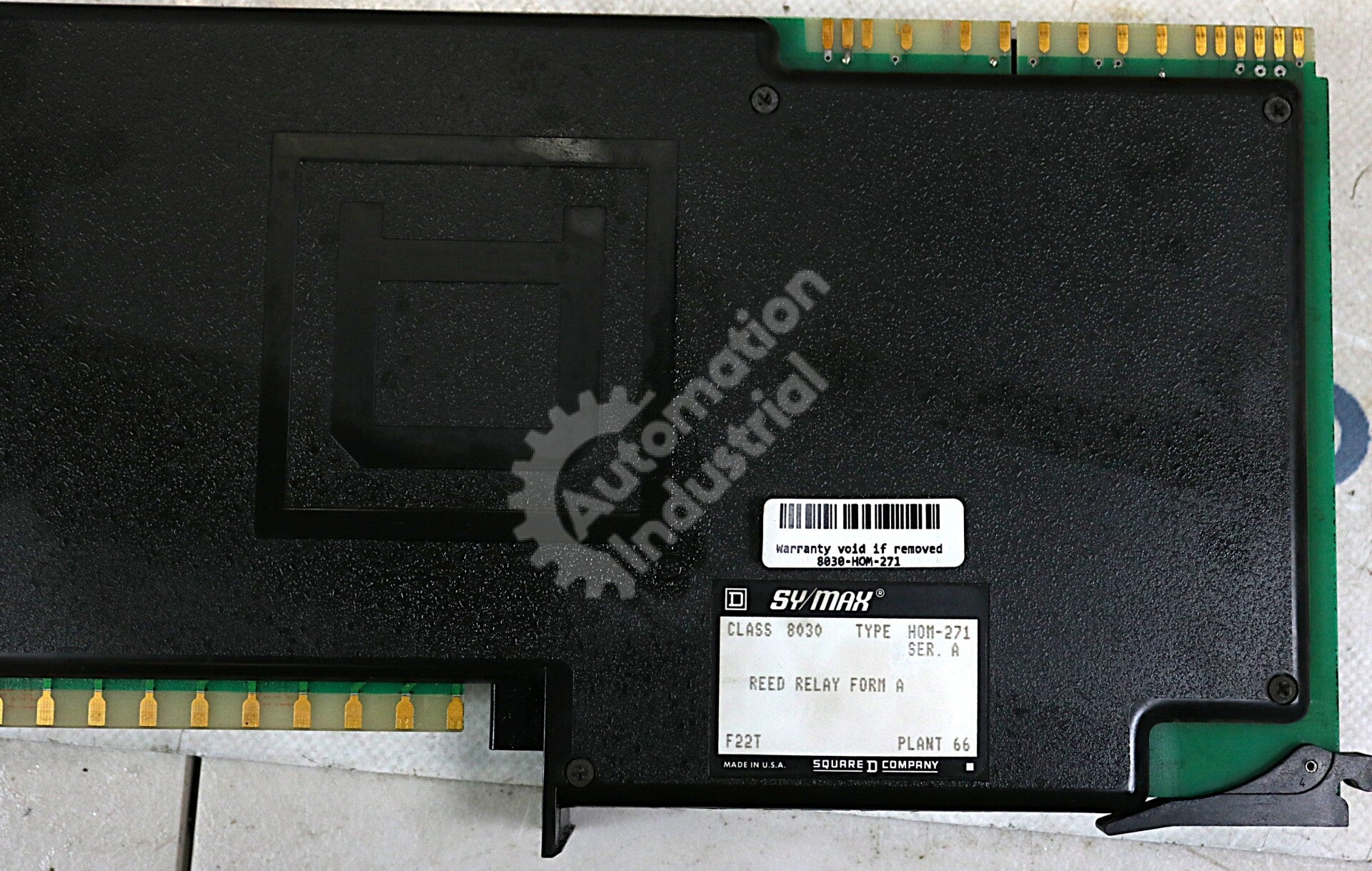 HOM-271 By Square D Sy/Max Class 8030 Form A Reed 8 Function Output Module