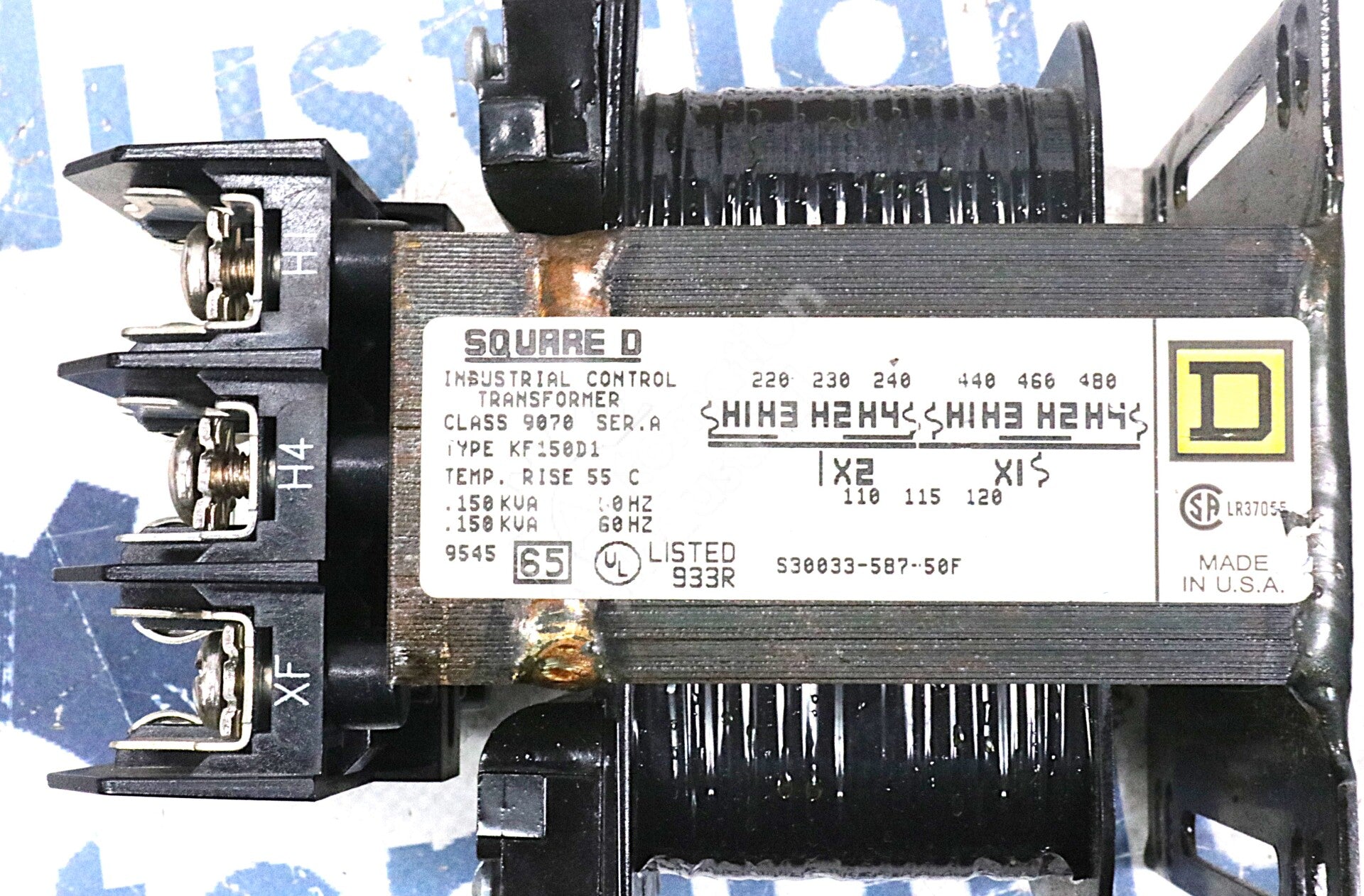 S30022-587-50F By Square D 600V 30A Industrial Control Transformer