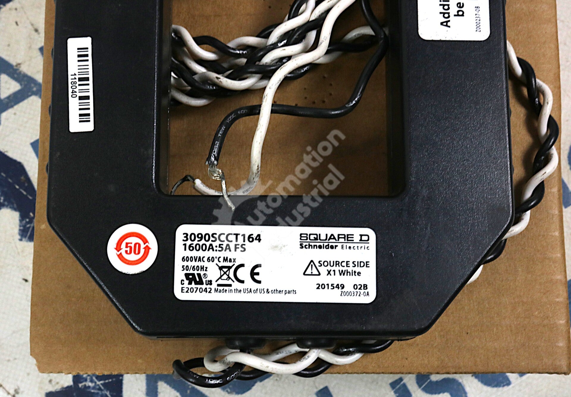 SCCT-164 By Square D PowerLogic Class 3090 1600A:5A FS Current Transformer