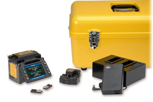FSM-11D Dual Fiber Splicer (Dual 900µm Fiber Holders, Battery, Battery Charger, Spare Electrodes (Discontinued)