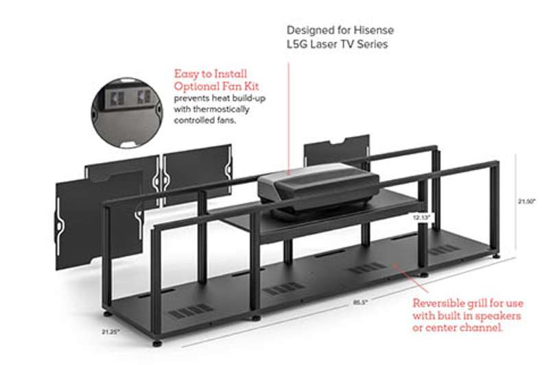 Salamander Designs Gloss Cabinet for Hisense L5G Projector