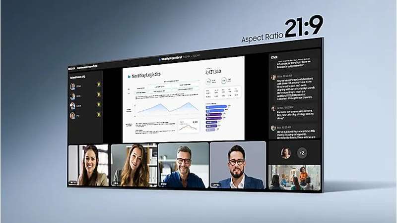 Samsung 5K UHD Signage QPDX-5K Series 105" Ultra-Wide Display
