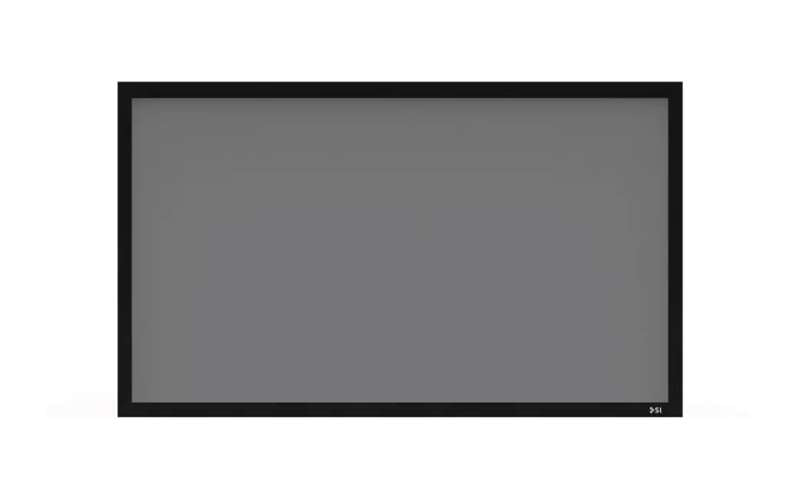 Screen Innovations Fixed 2" Series Frame Screen, 39'' x 92'' with Slate AT 1.2 Material